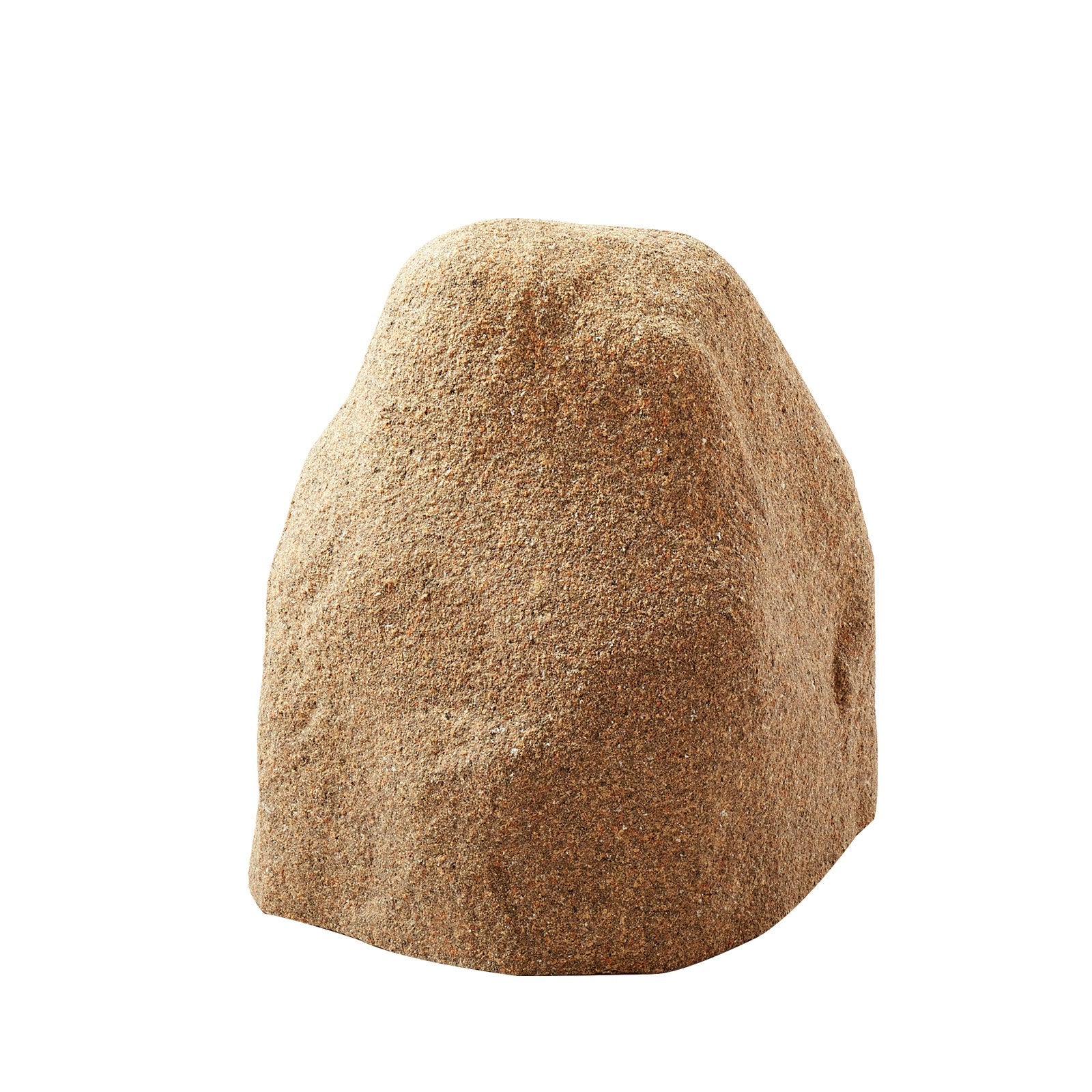 Sandy Brown Small Faux Rock Cover - Realistic Texture, Lightweight & Weather-Resistant for Garden Landscaping & Yard Decor, HDPE Artificial Boulder