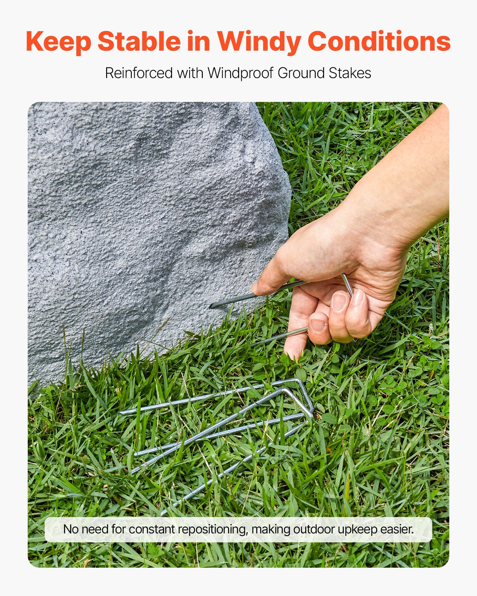 Medium Grey Faux Rock Cover for Outdoor Landscaping – Realistic Polyresin Boulder, Lightweight, Weather-Resistant, Sun & Crack-Proof Garden Decor