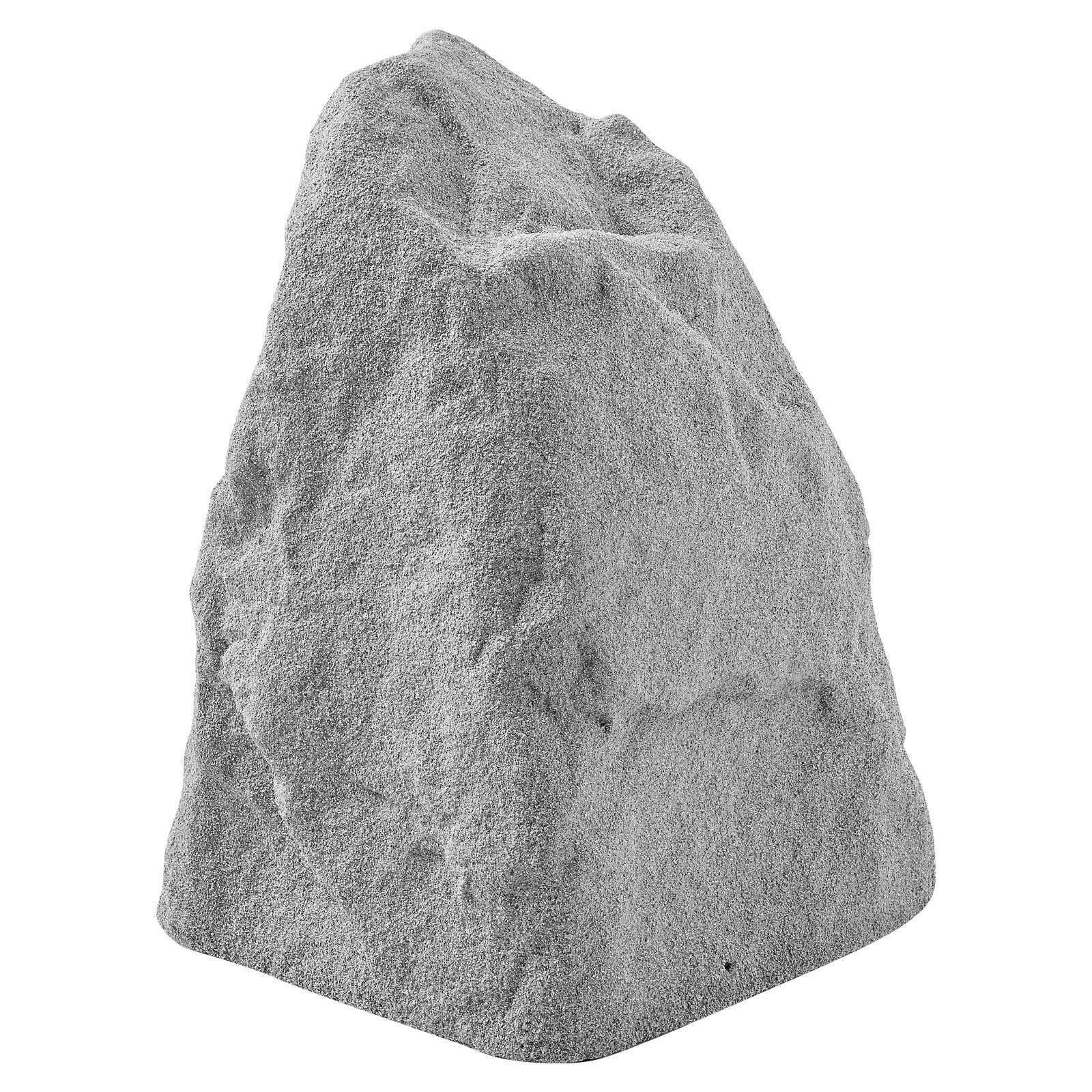 Medium Grey Faux Rock Cover for Outdoor Garden Décor, Weather-Resistant, Realistic & Seamless Design, Lightweight Artificial Boulder, Windproof & Sun-Resistant, Perfect for Well Pump Concealment and Versatile Landscaping Uses.