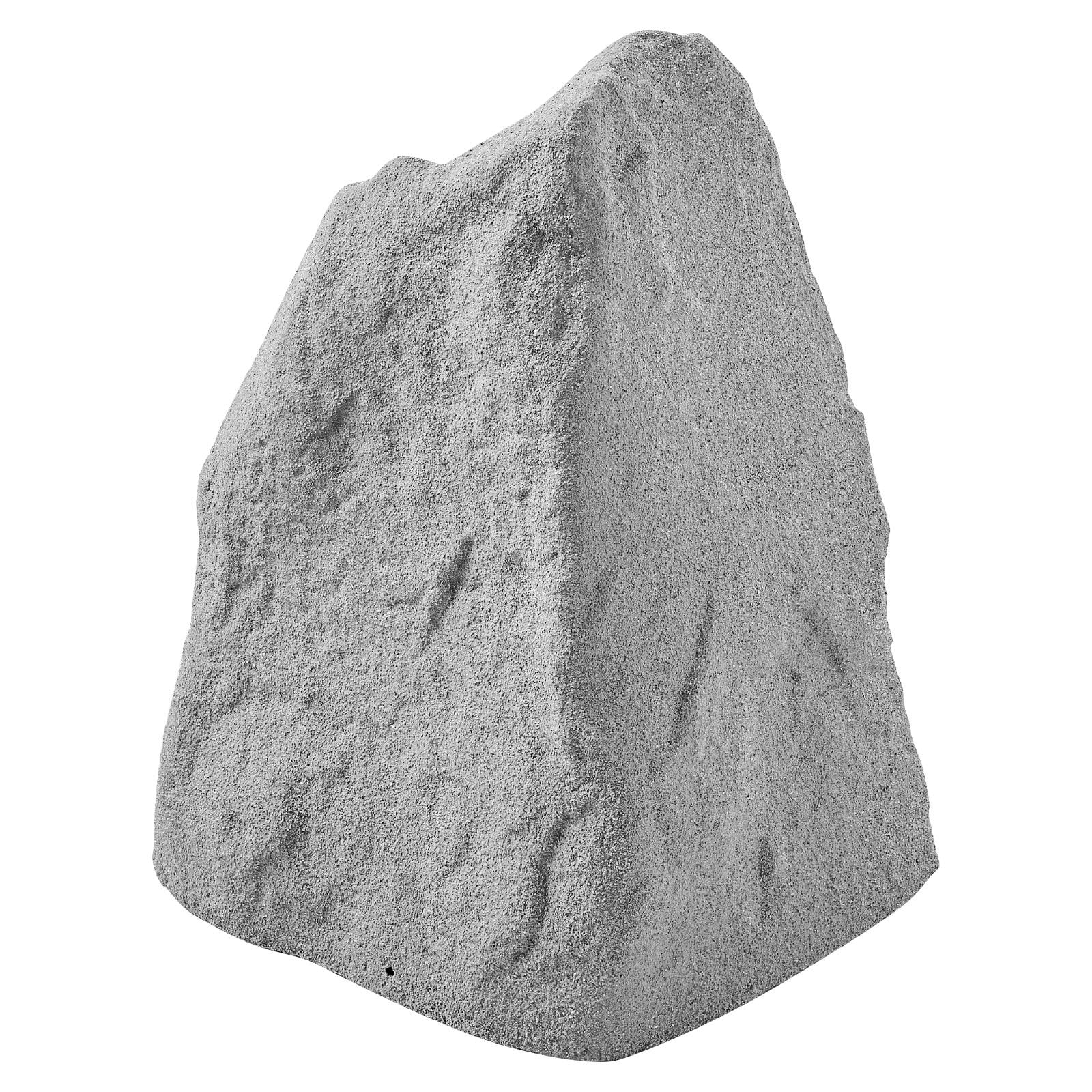 Medium Grey Faux Rock Cover for Outdoor Garden Décor, Weather-Resistant, Realistic & Seamless Design, Lightweight Artificial Boulder, Windproof & Sun-Resistant, Perfect for Well Pump Concealment and Versatile Landscaping Uses.