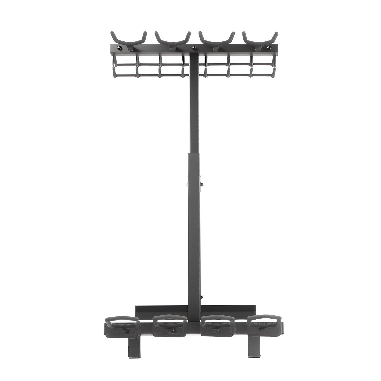 Portable Folding Gun Rack Stand - Heavy Duty Steel, Freestanding Display for Indoor/Outdoor Use, Holds 7 Pistols & 4 Rifles/Shotguns, Ideal for Shooting & Hunting Range, Space-Saving Design with Protective Coating, Easy Installation & Adjustable Height.