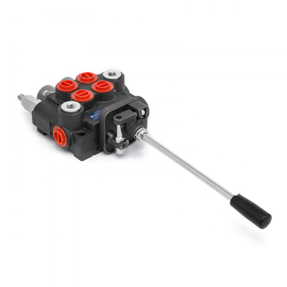 VEVOR Hydraulic Valve 2 Spool Hydraulic Joystick Control Valve 11gpm Hydraulic Directional Control Valve Double Acting for Tractors Loaders Tanks