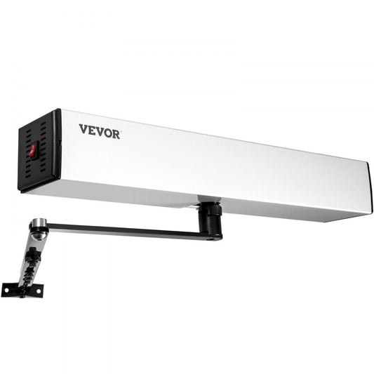 VEVOR Automatic Door Opener, 100-240V for Max.220lbs Doors, Swing Door Operator for Disabilities w/ 2 Wireless Remotes, 2 Exit Buttons, Keypad, 5 ID Cards, 2 Stainless Steel Push Buttons, CE Listed