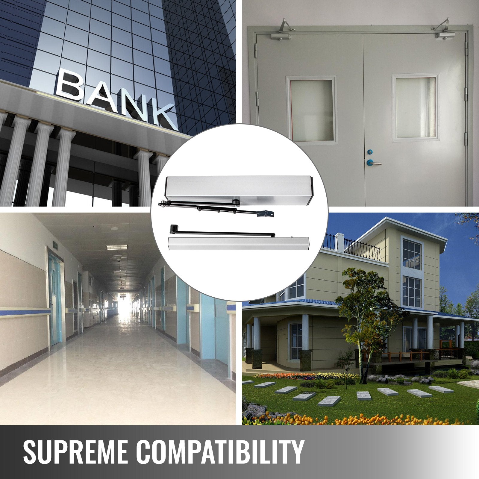 Automatic Handicap Door Opener with Access Controller - 120° Opening, Durable Sensor, Remote & Keypad, Easy Install, Wide Compatibility