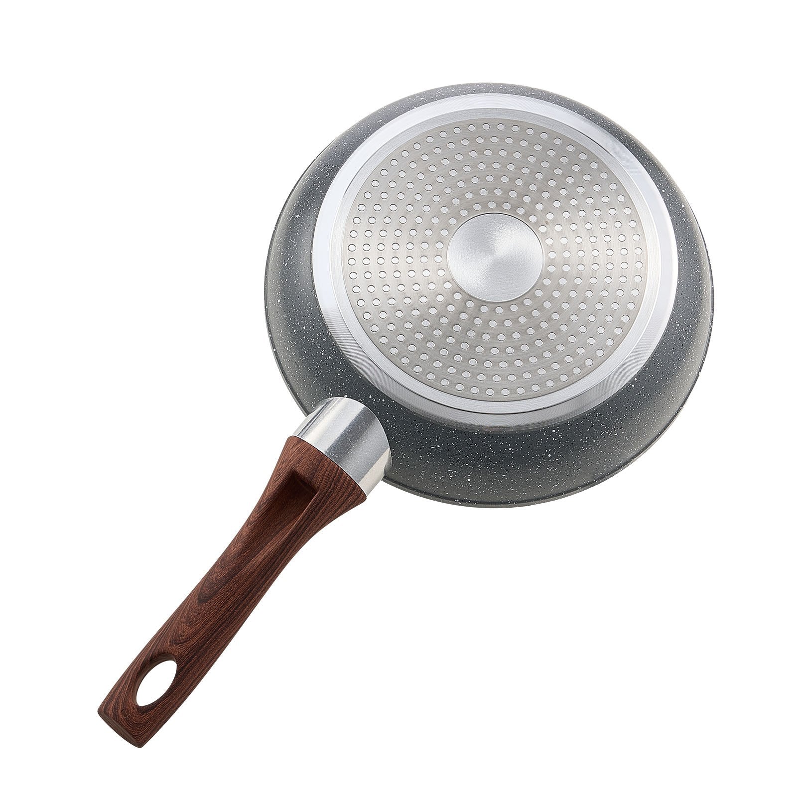 Durable Nonstick Skillet Set: 3-Piece Aluminum Fry Pans for Gas, Electric, Induction - Heat-Resistant, Easy-Clean, Even Heat Distribution