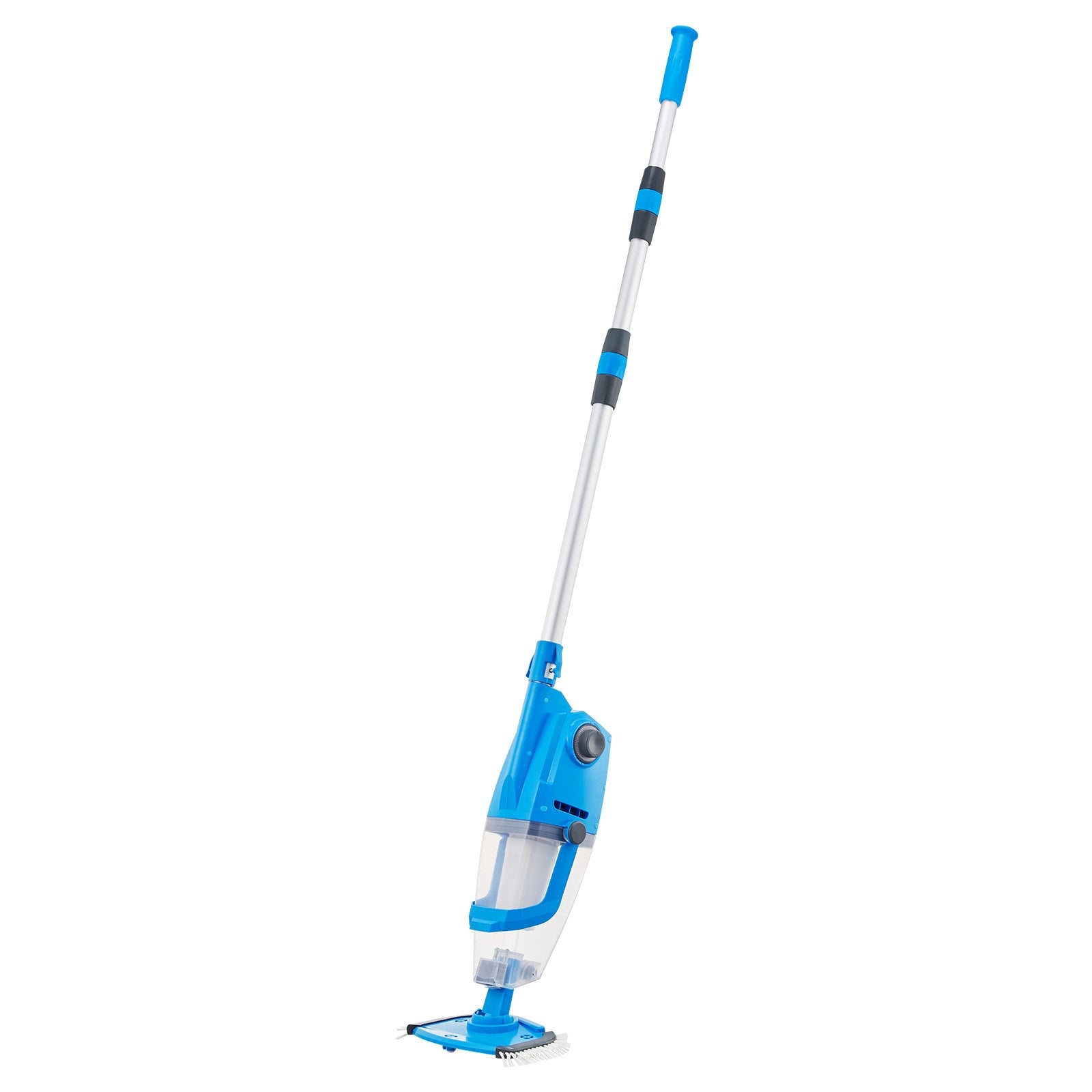 Cordless Pool Vacuum with Extension Pole for Deep Cleaning | 26 GPM, Strong Suction, 1-Hour Run Time, Rechargeable for Above/Inground Pool Spas