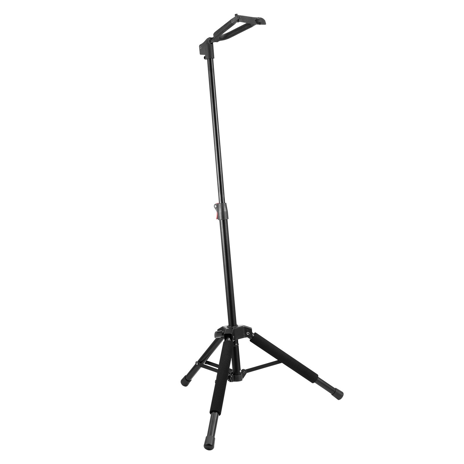 Adjustable Tripod Guitar Stand, 33 lbs Load, Foldable Rack for Acoustic, Electric, Classical & Bass Guitars, 35.4-47.2 in Height Range