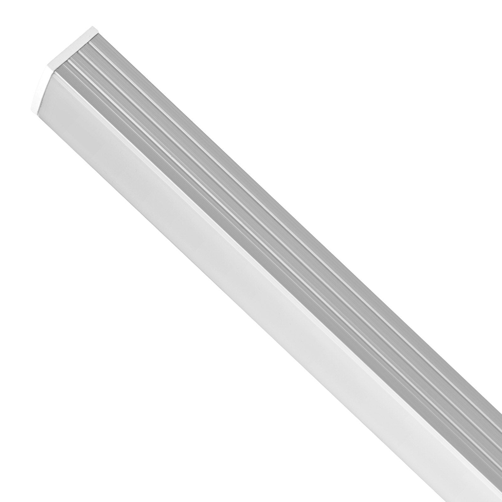 10-Pack 6.6ft/2M Deep U-Shape LED Aluminum Channel Kit with Milky Cover, End Caps, Mounting Clips - Ideal for Under Cabinet, Ceiling Cove Lighting, Easy Install, Glare-Free Premium Aluminum Profile for LED Strip Lights
