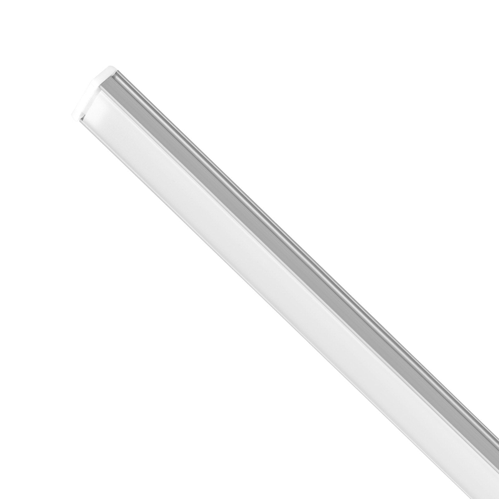 10-Pack U-Shaped LED Aluminum Channel 3.3 ft with Milky Cover, End Caps, Clips for Under Cabinet Lighting, Easy Install Strip Light Profile