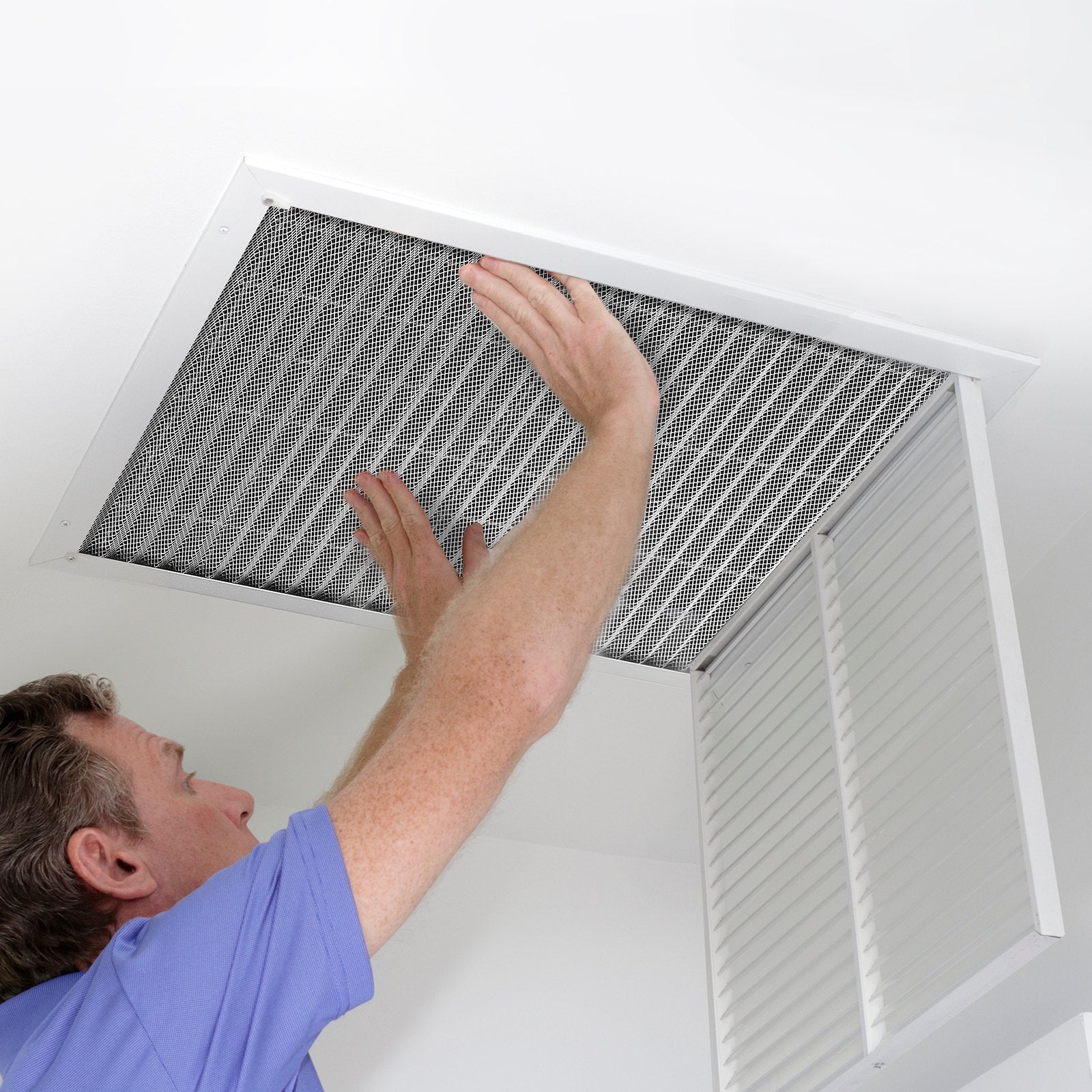 Washable Electrostatic Air Filter 20x25x4 Inch, Aluminum AC/HVAC Furnace Filter MERV 8, Long Life, Cleaner Air, Easy Install