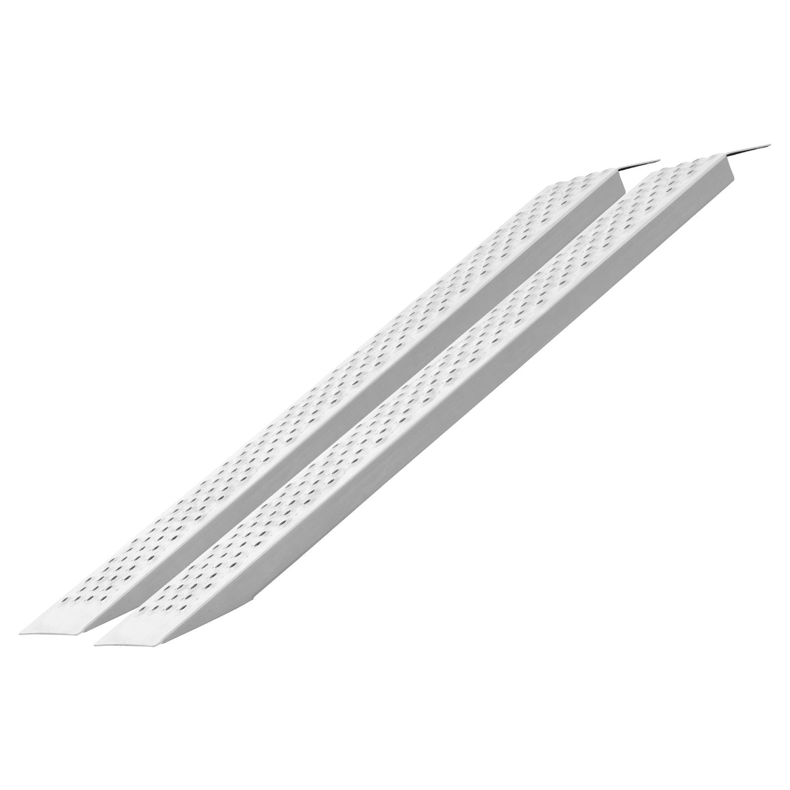 Durable Aluminum Loading Ramps Set, 2 Pcs, 47.2x8.5 in, 880 Lbs Capacity, Anti-Slip, Easy Storage for ATV, Tractors, Lawn Mowers, Carts