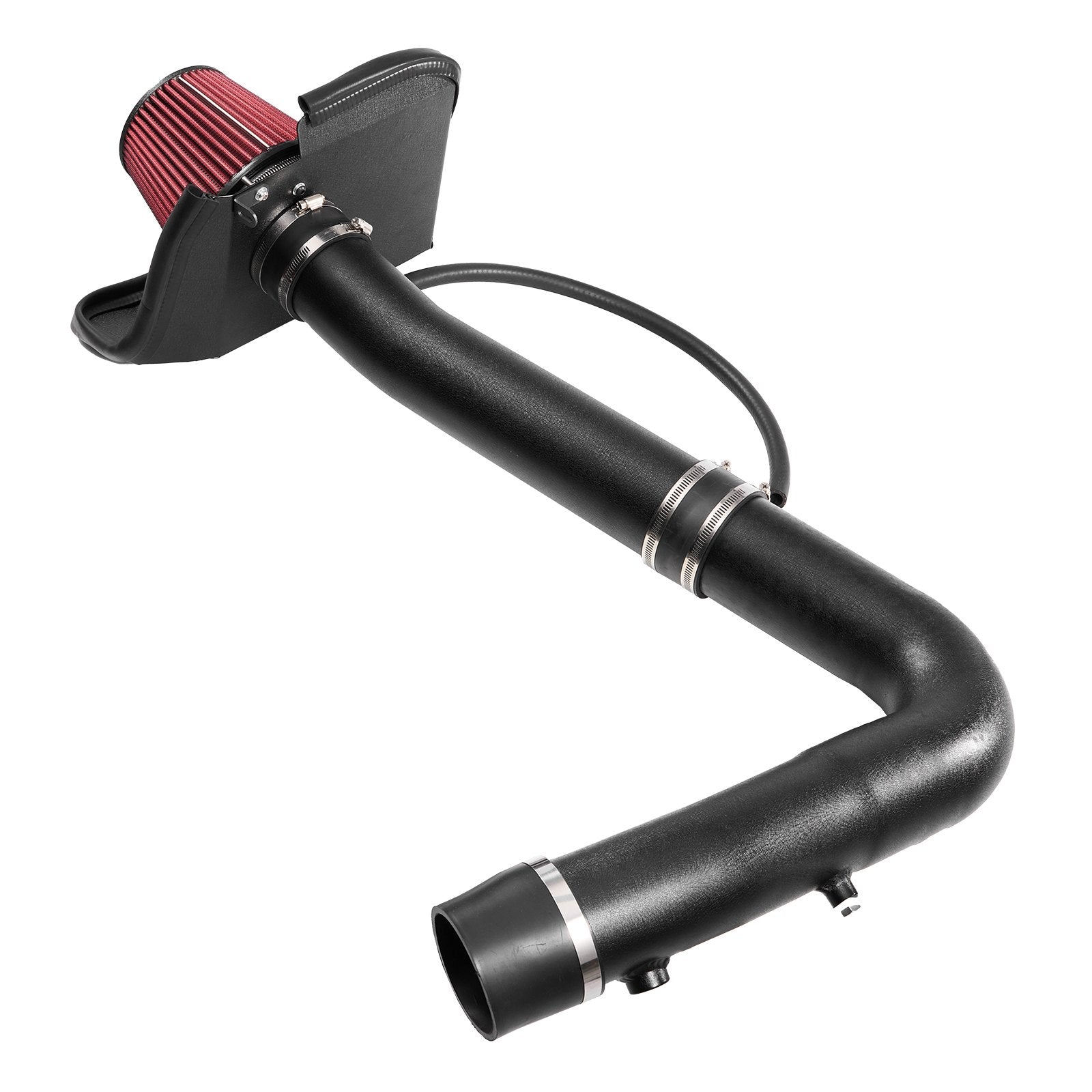 Enhanced 3.5" Cold Air Intake System & Heat Shield for 2011-2023 Dodge Challenger/Charger 3.6L V6 - Boost HP & Throttle with High Flow Filter