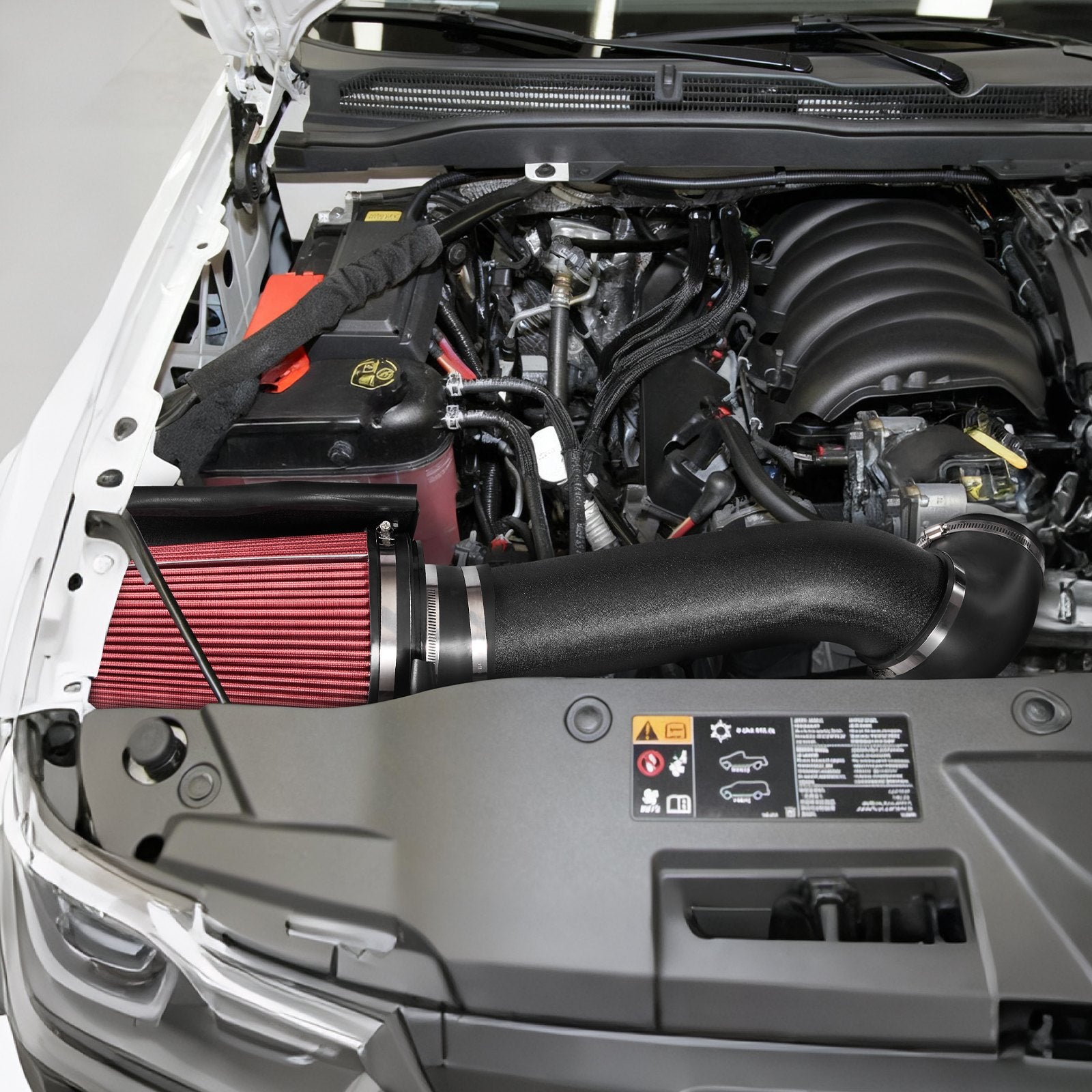 3.9" Cold Air Intake System for 1999-2006 Chevy Silverado/GMC Sierra 1500 V8 - Boost Horsepower & Throttle with High Flow Filter & Heat Shield