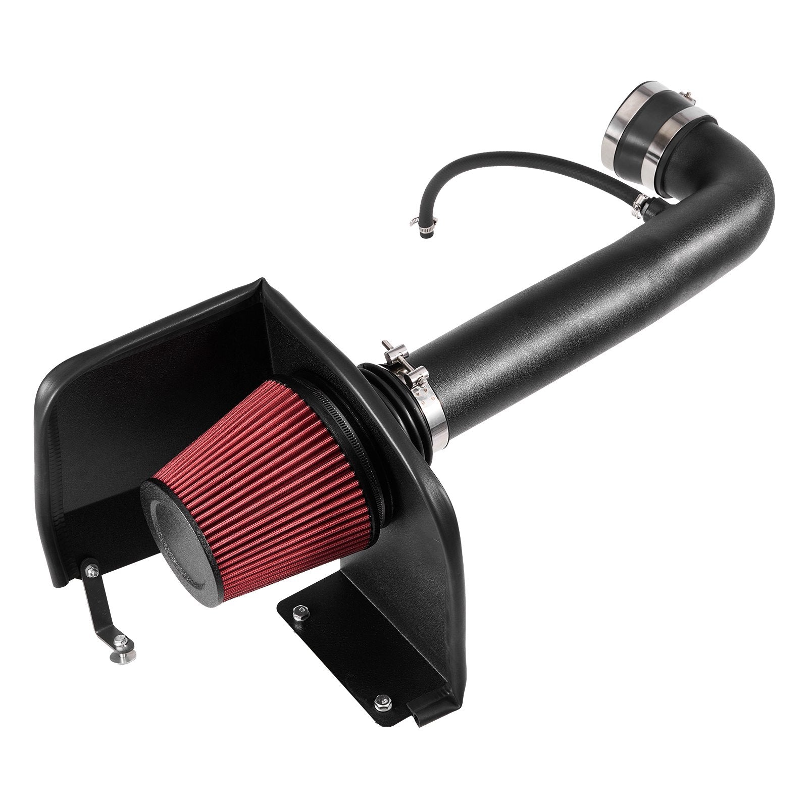 Enhanced 3.5" Cold Air Intake System & Heat Shield for 2009-2013 Chevy Silverado/GMC Sierra 1500 - Boost Horsepower & Throttle Response with High Flow Reusable Filter, Precise Fitment & Aluminum Alloy Durability