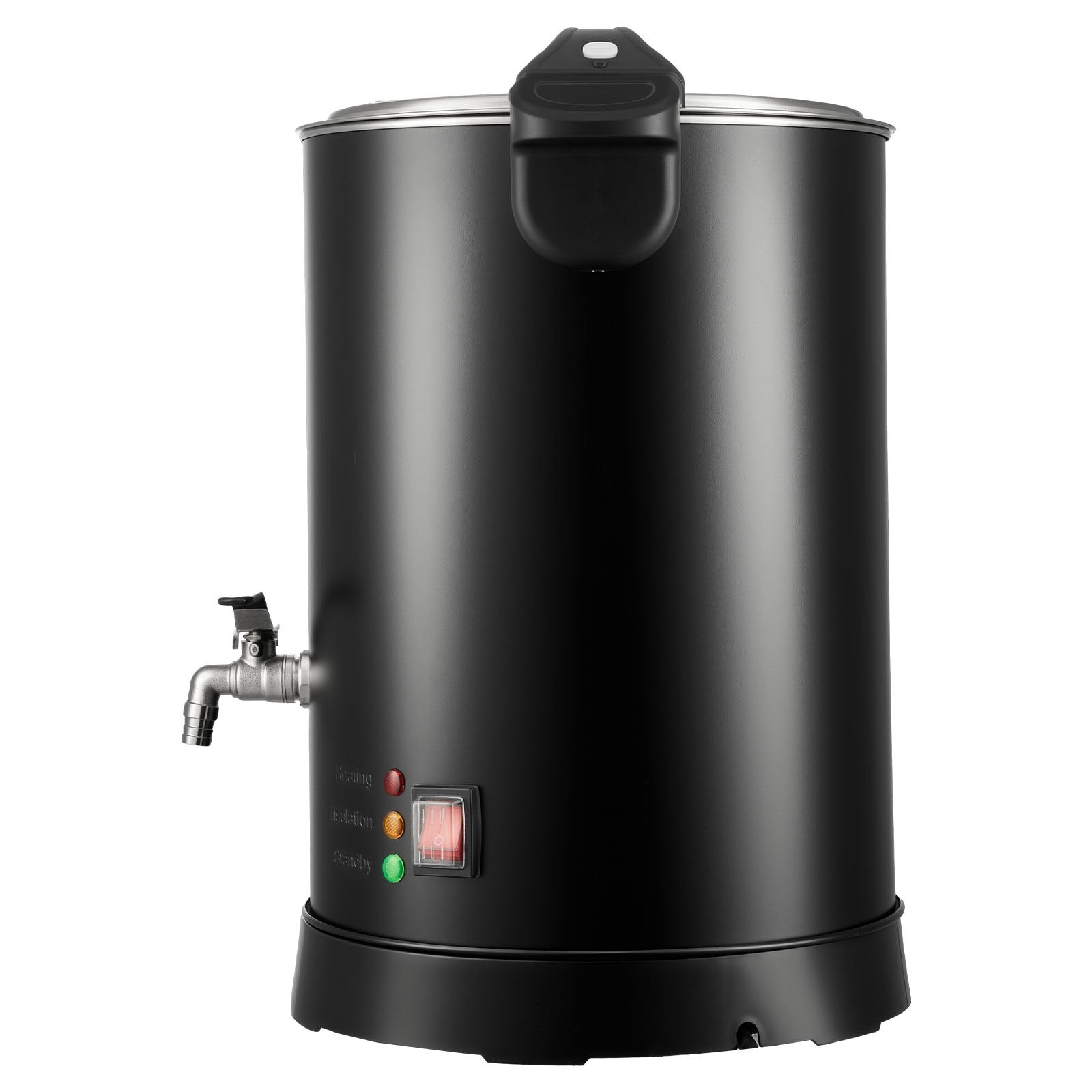 10.6 Qt Wax Melter for Candle & Soap Making - Fast Heating, Easy Pour Spout, Temperature Control, Non-Stick Hourglass Base, Black Electric Melting Pot