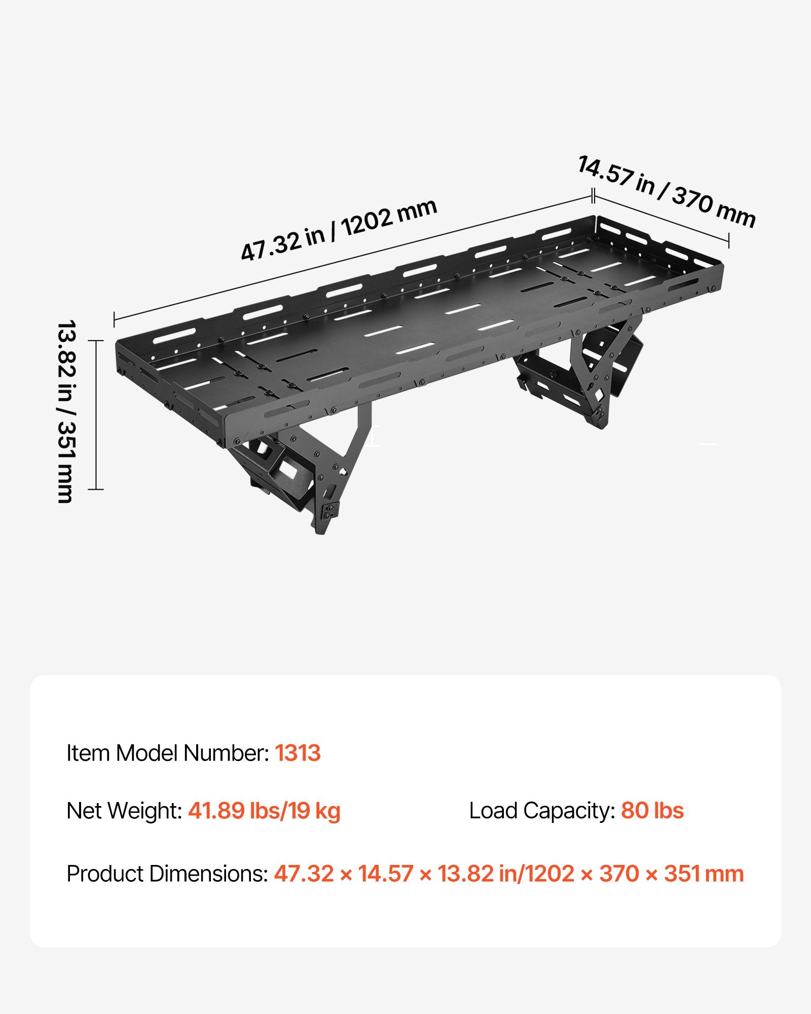 Heavy-Duty Spare Tire Cargo Basket for Jeep Wrangler 1976-2024, No-Drill Rack Tray for 30-40 Inch Tires, 80 lbs Capacity, Expanded Multi-Purpose Storage