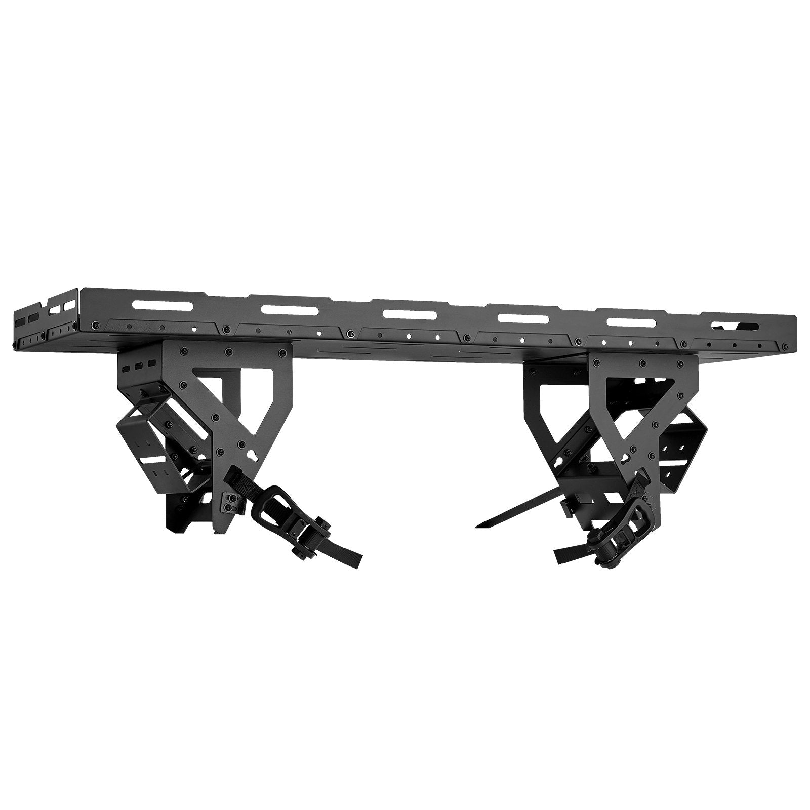 Heavy-Duty Spare Tire Cargo Basket for Jeep Wrangler 1976-2024, No-Drill Rack Tray for 30-40 Inch Tires, 80 lbs Capacity, Expanded Multi-Purpose Storage