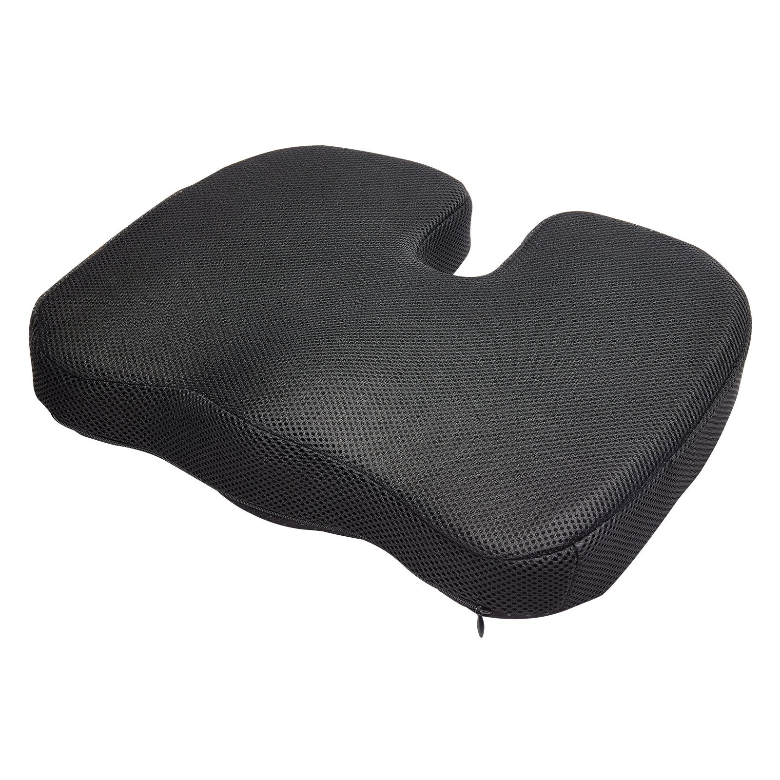 Ergonomic Cooling Gel Memory Foam Seat Cushion with U-Shaped Cutout for Pressure Relief in Wheelchairs, Cars, Offices, and Travel