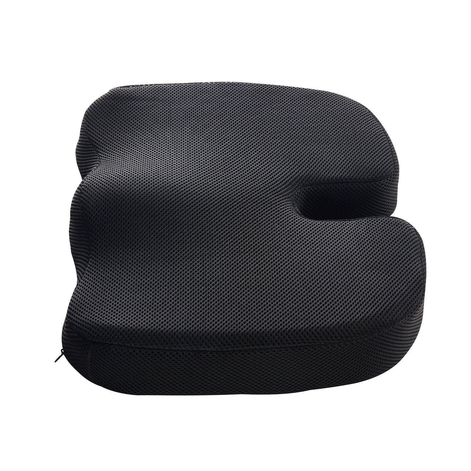 Ergonomic Cooling Gel Memory Foam Seat Cushion with U-Shaped Cutout for Pressure Relief in Wheelchairs, Cars, Offices, and Travel