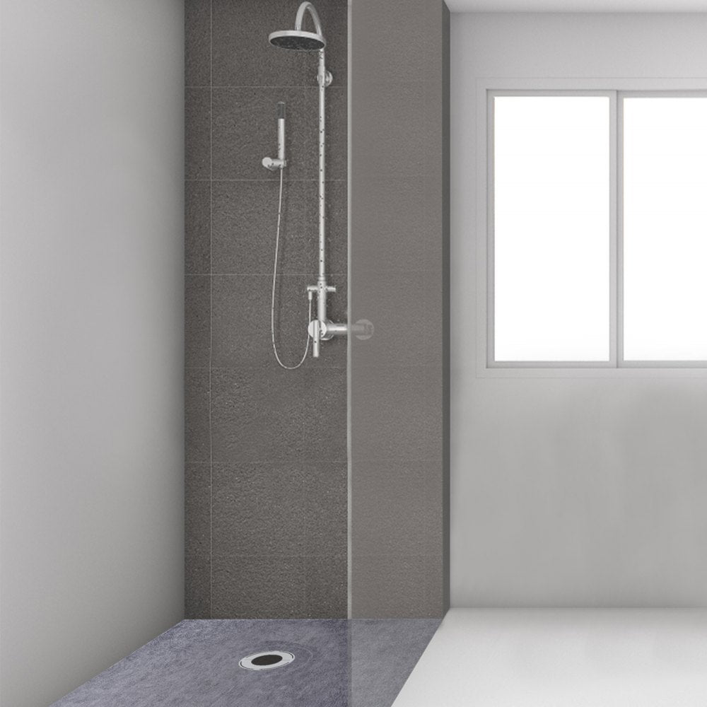 VEVOR Waterproofing Shower Kit Shower Kit Tray 38''x60'' with Central Drain PVC