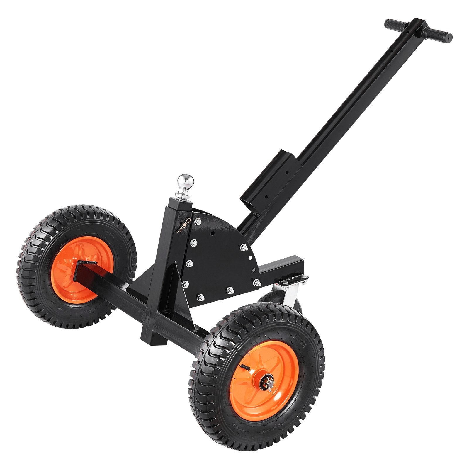 Heavy-Duty Trailer Dolly with 1500lbs Capacity, 2-in-1 Design, 2" Hitch Ball, 16" Pneumatic Tires, Universal Wheel for Car RV Trailer Transport