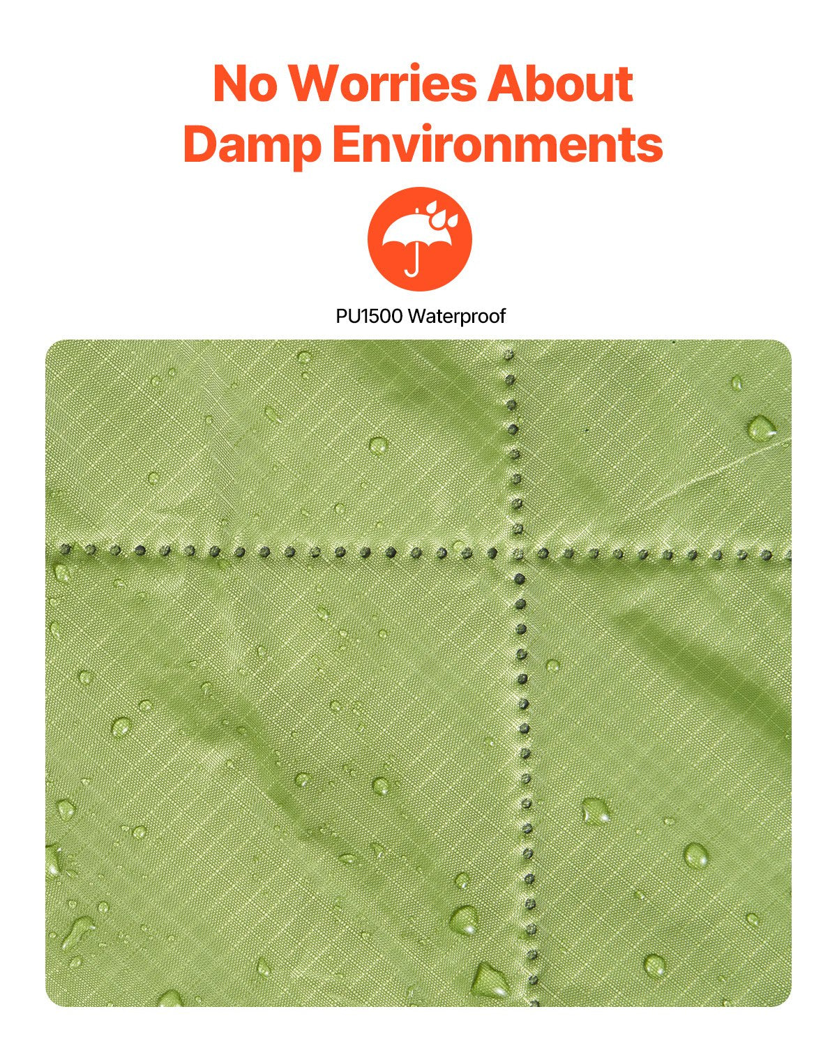 All-Weather Camping & Stadium Blanket - Large 82"x55" Waterproof, Windproof, Flame Retardant Fleece for Outdoor Events, Picnics & Travel