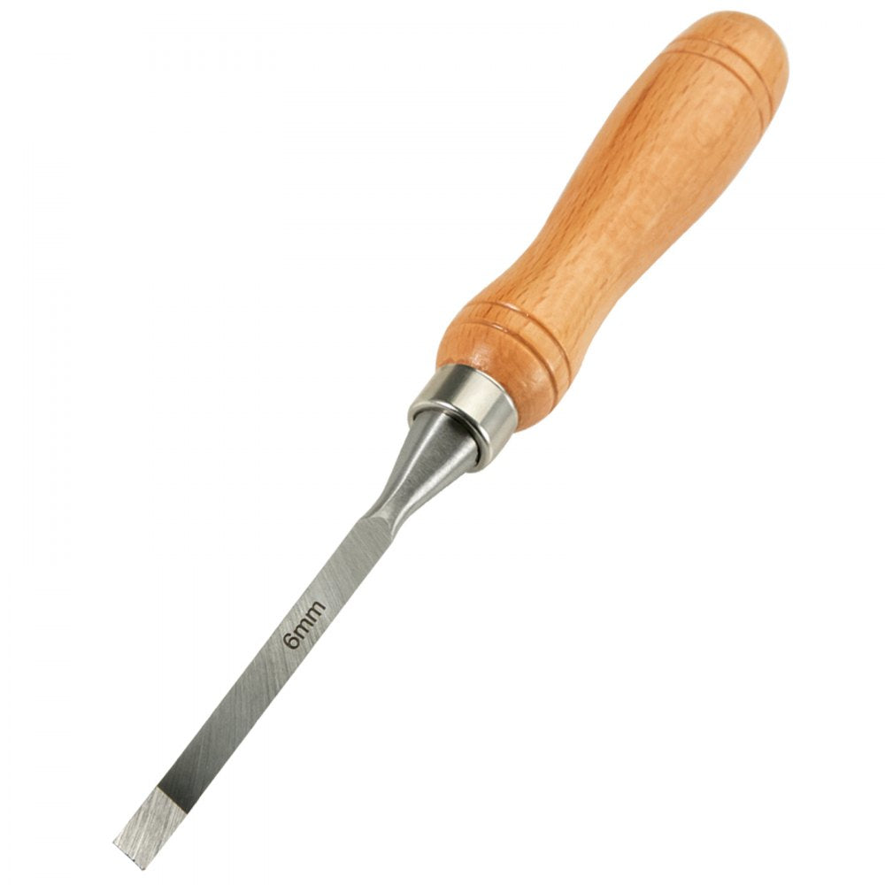 VEVOR Woodworking 12pcs Lathe Chisel，Wood Carving Hand Chisel 3-3/4Inch Blade Length, Wood Turning Tools with Wooden Storage Case, for Wood Carving Root Carving Furniture Carving Lathes