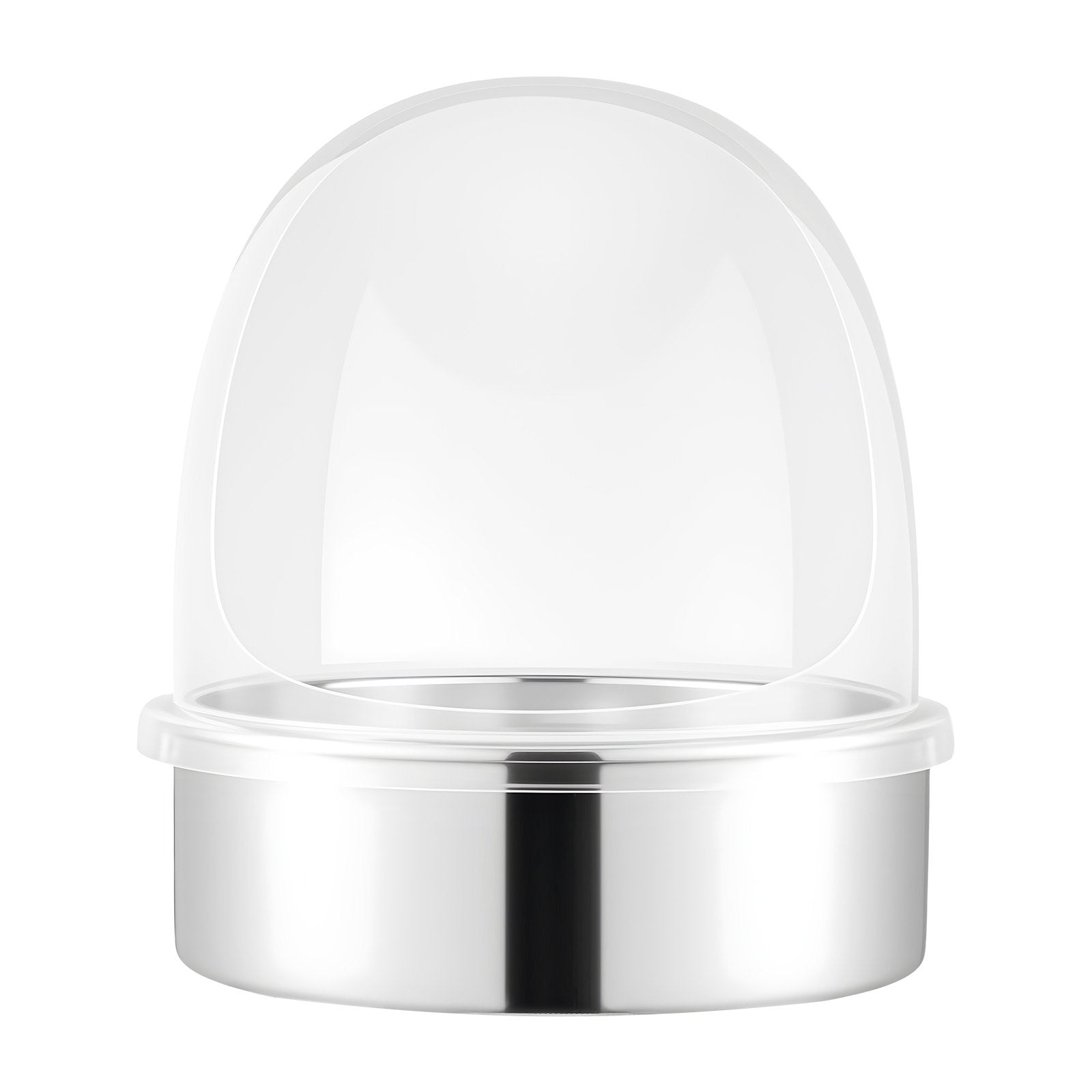 Transparent Acrylic Cotton Candy Machine Dome Shield - 15 Inch Cover with Bottom Groove for Parties, Shops, Easy Maintenance