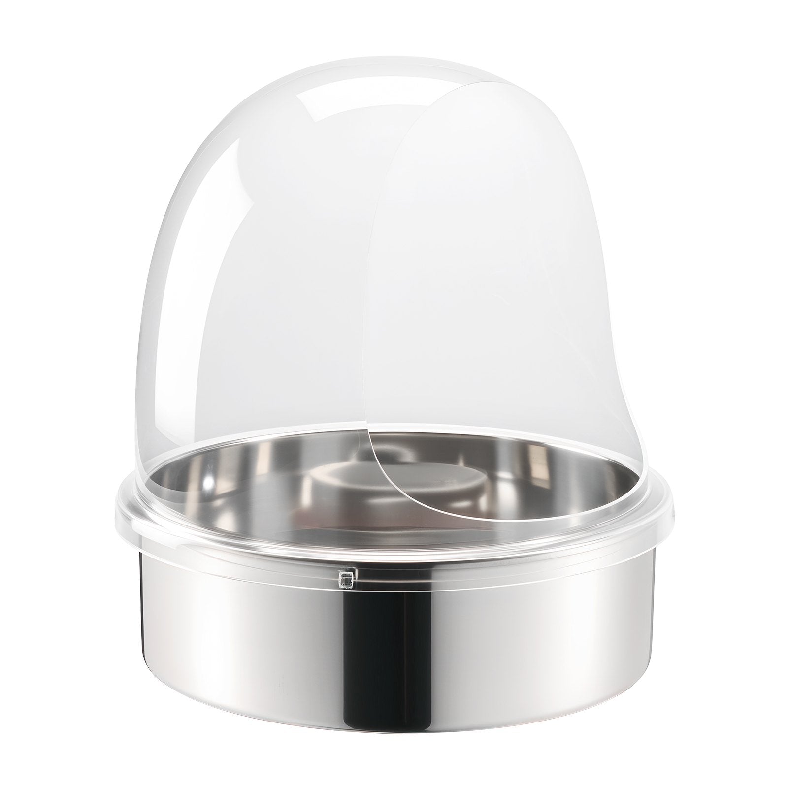 Transparent Acrylic Cotton Candy Machine Dome Shield - 15 Inch Cover with Bottom Groove for Parties, Shops, Easy Maintenance
