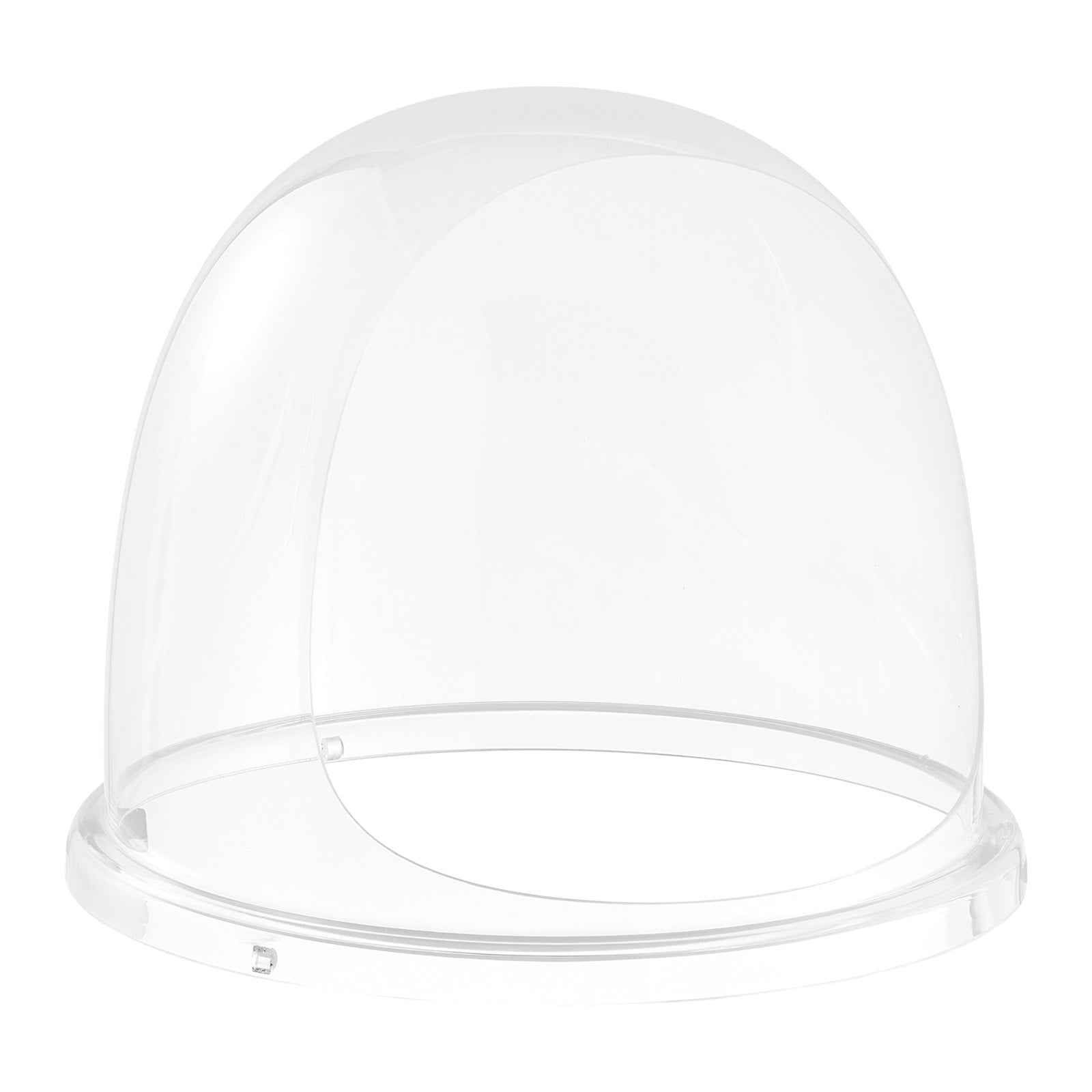 Transparent Acrylic Cotton Candy Machine Dome Shield - 15 Inch Cover with Bottom Groove for Parties, Shops, Easy Maintenance