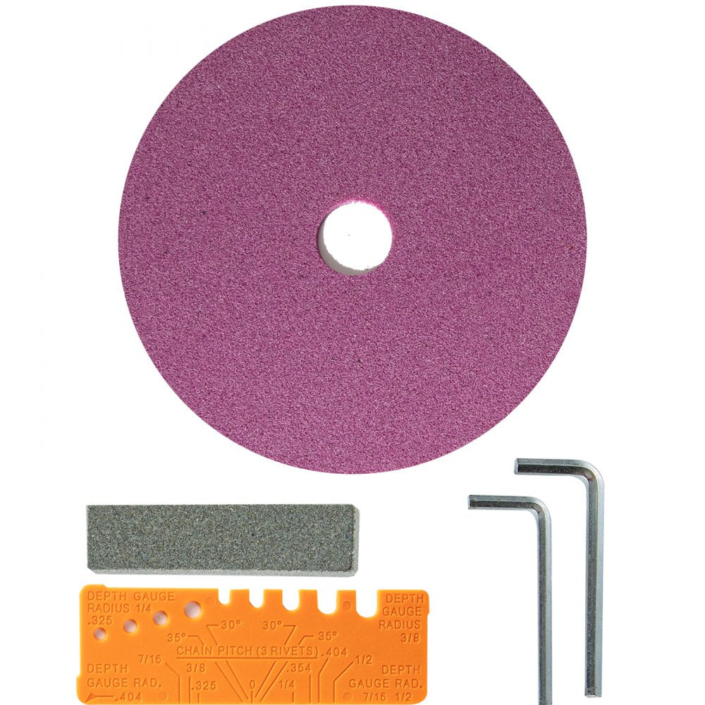 VEVOR Chainsaw Sharpener 230W, Professional Multi-Angle Adjustable Chain Grinder 3000RPM, Electric Chainsaw Blade Sharpener for 1/4\" to 2/5\" Chains