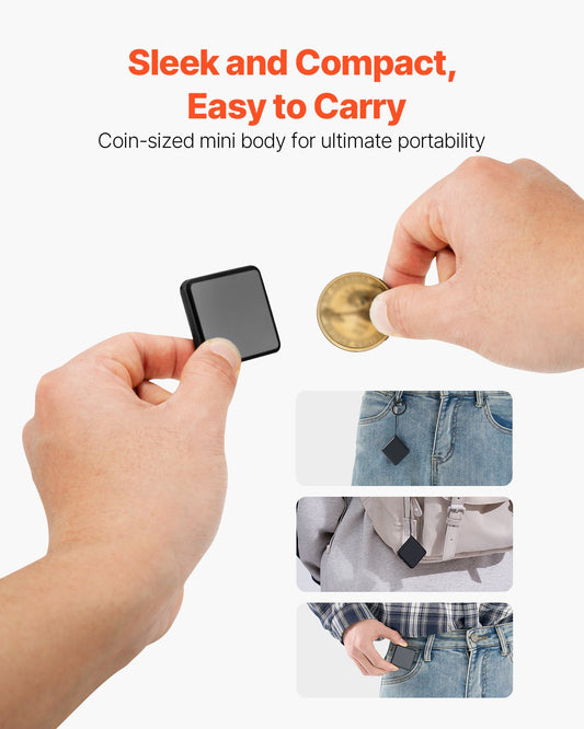 High-Capacity 128GB Magnetic Voice Activated Recorder with 8730 Hrs Storage, USB-C, Noise Cancellation & 100 Hrs Battery for Lectures & Meetings