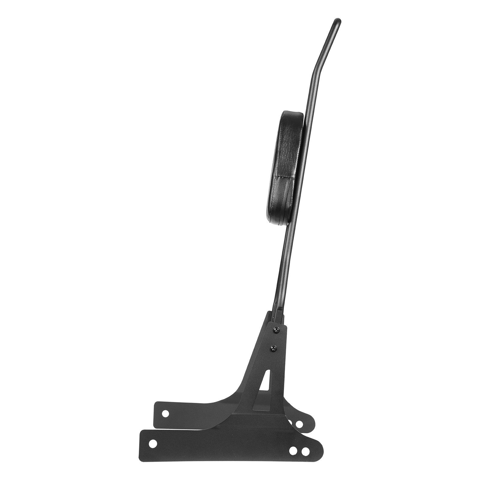 Detachable 29" Black Motorcycle Sissy Bar Backrest for Harley-Davidson Dyna, Street Glide, Road King - Comfort & Style for Long Rides