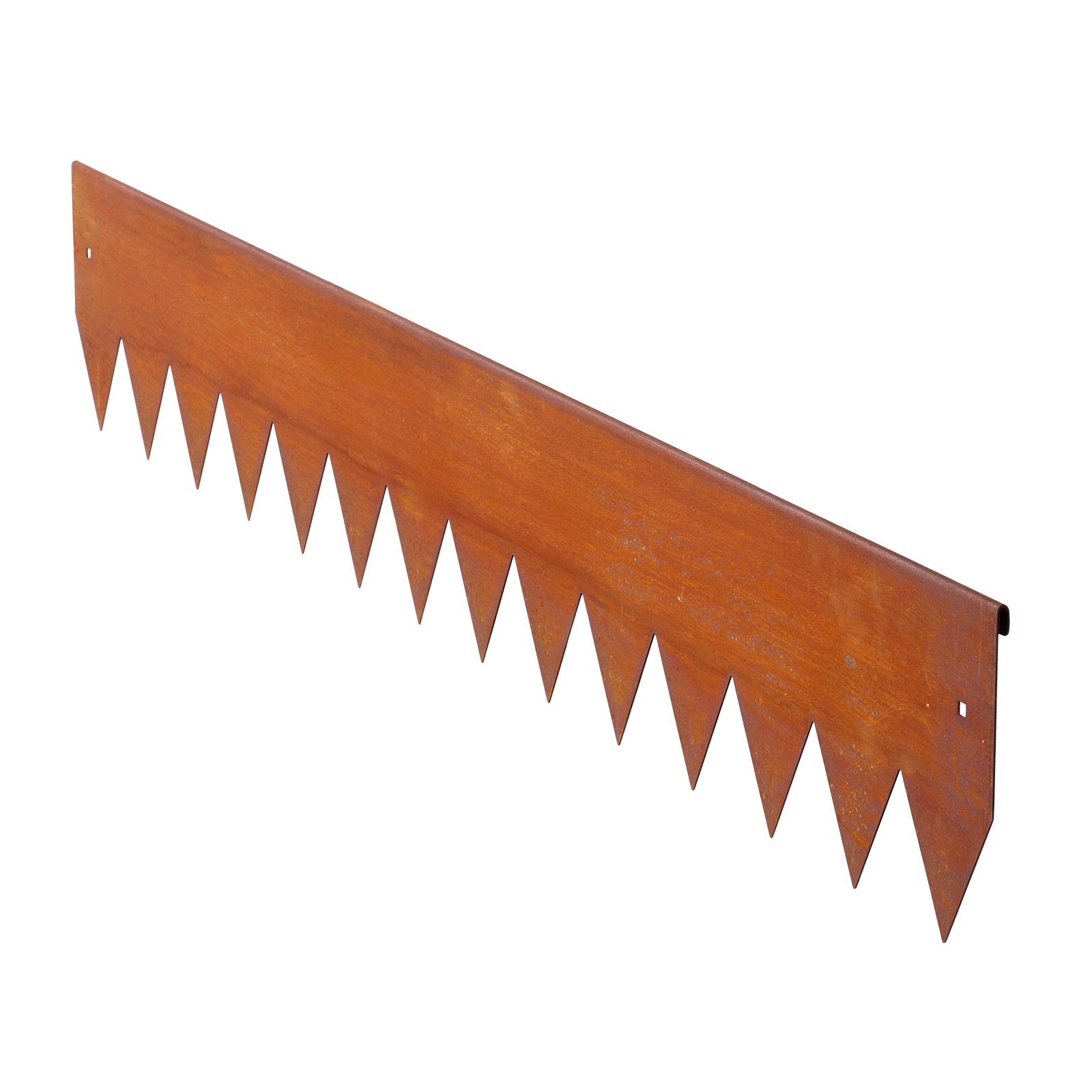 Versatile Corten Steel Garden Edging Kit, 6-Pack 40x6 Inch - Durable, Bendable Metal Border for Flower Beds, Pathways, Easy Installation