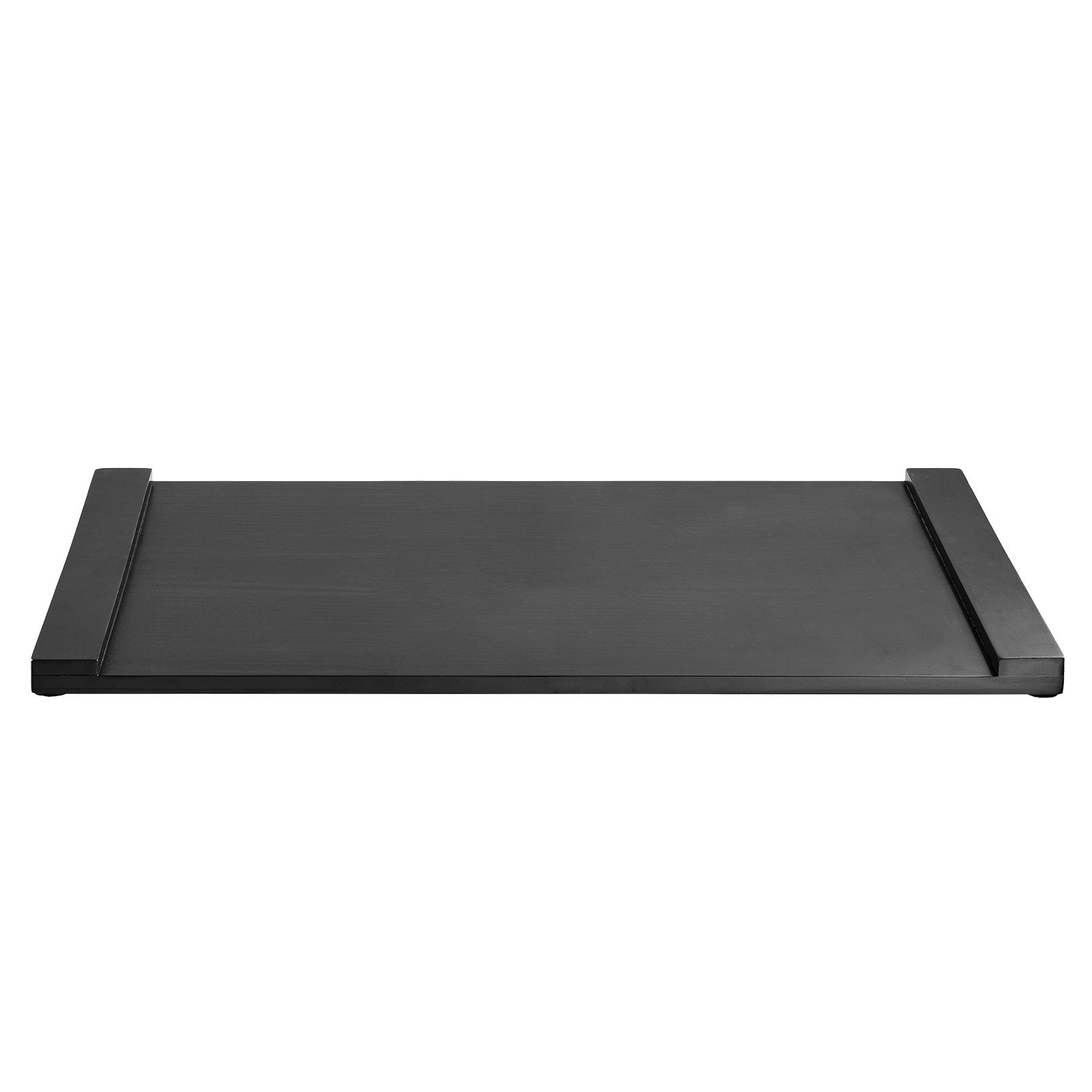 Premium Pine Wood Stove Top Noodle Board: Multipurpose Gas & Electric Stove Cover, RV Stovetop & Kitchen Sink Tray with Handles, Black