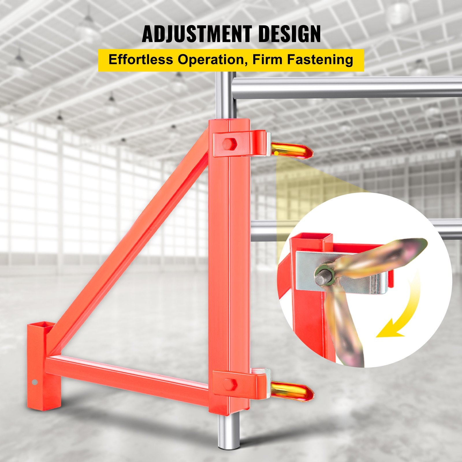 Heavy-Duty Scaffold Outriggers Set of 4 with Locking Pins, 18"x18"x24" for Safe Home Improvement, Painting, Drywall, Window Cleaning