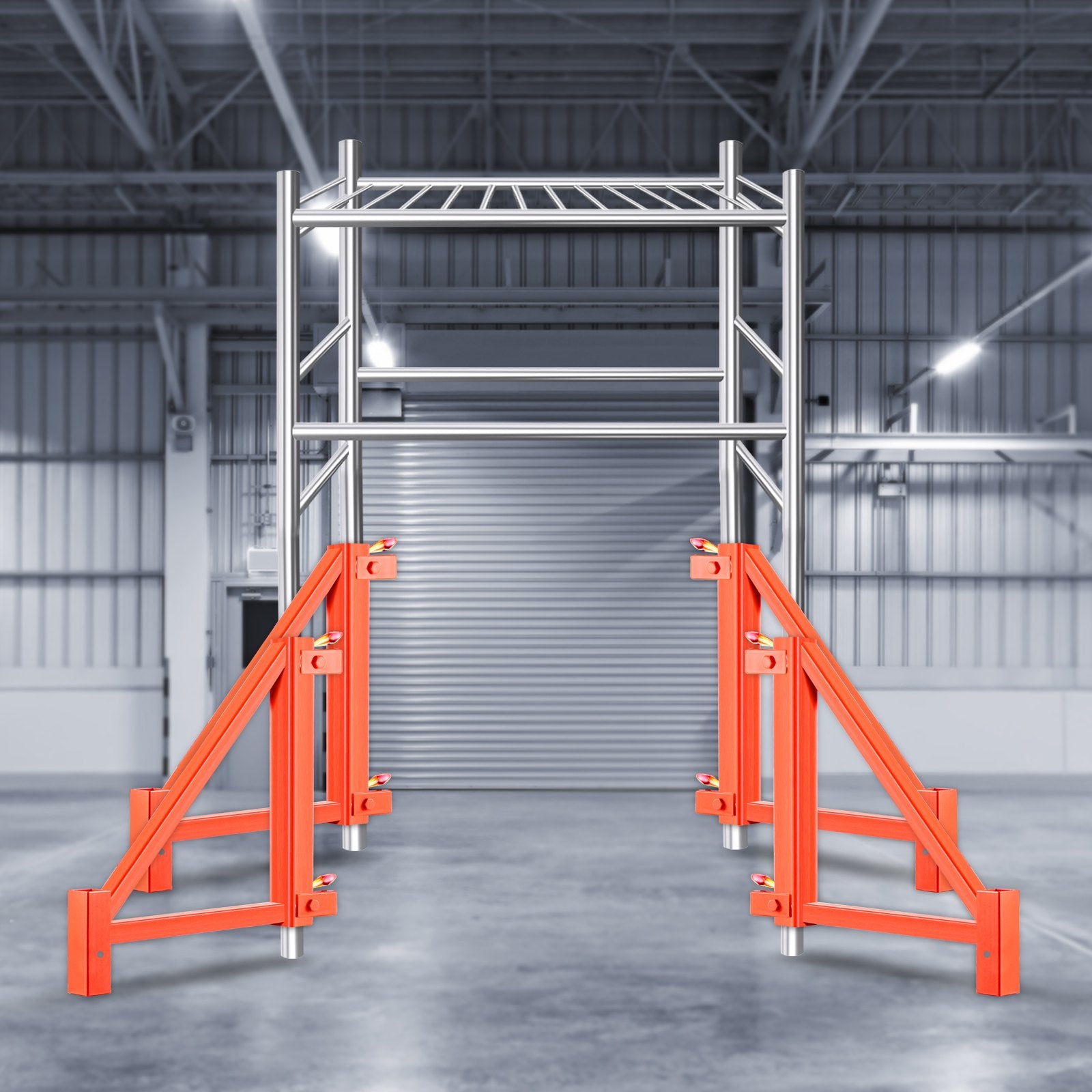 Heavy-Duty Scaffold Outriggers Set of 4 with Locking Pins, 18"x18"x24" for Safe Home Improvement, Painting, Drywall, Window Cleaning