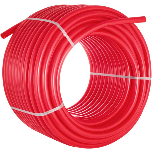 VEVOR Pex Pipe Tubing 1 Inch 300ft Pex Tubing Non-Barrier Radiant Water Plumbing Pipe Pex-B,1" Non-Barrier/300FT/Red