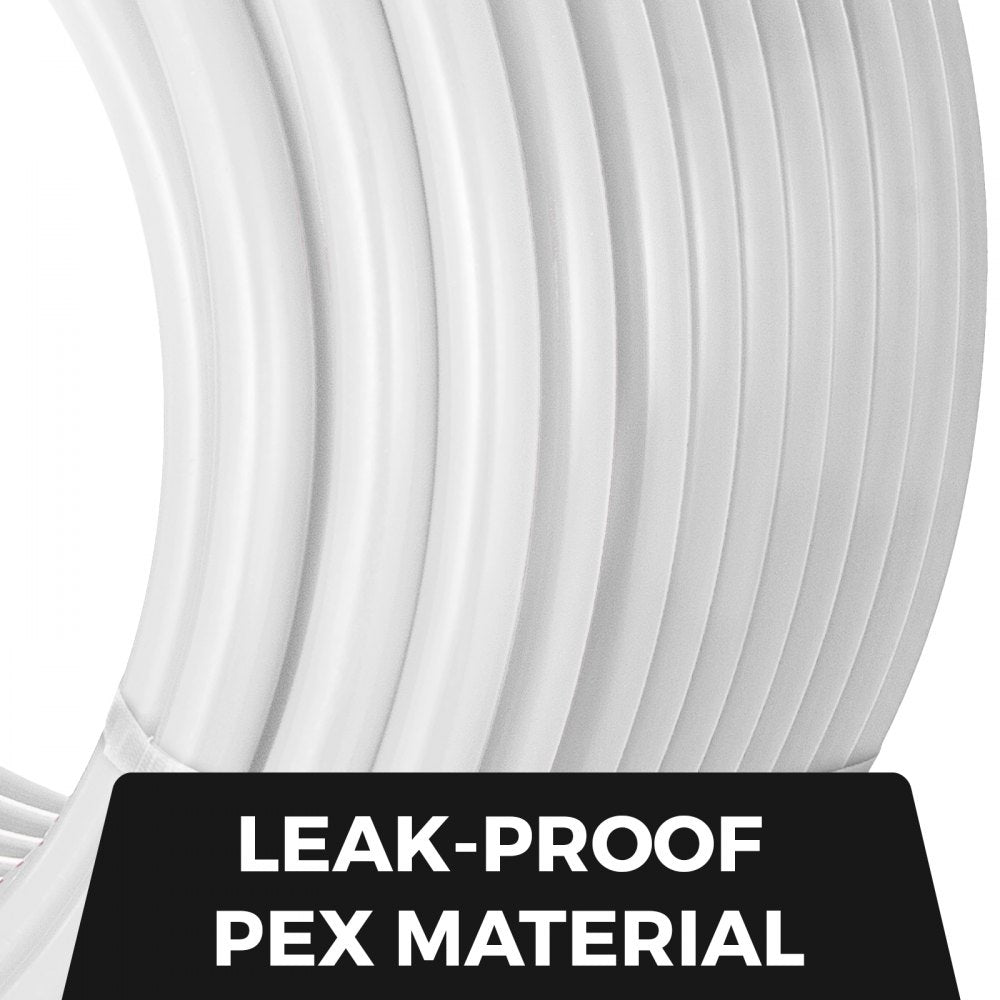 Versatile 3/4 Inch 300 Feet PEX-B Tubing Coil for Radiant Floor Heating Systems in Residential and Commercial Applications