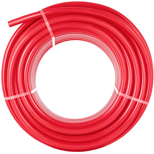 VEVOR 5/8 Inch x 500Ft PEX Tubing Oxygen Barrier O2 EVOH Pex-B Red Radiant Floor Heat Durable Plumbing Flexible for Residential Commercial Radiant Floor Heating Pex Pipe