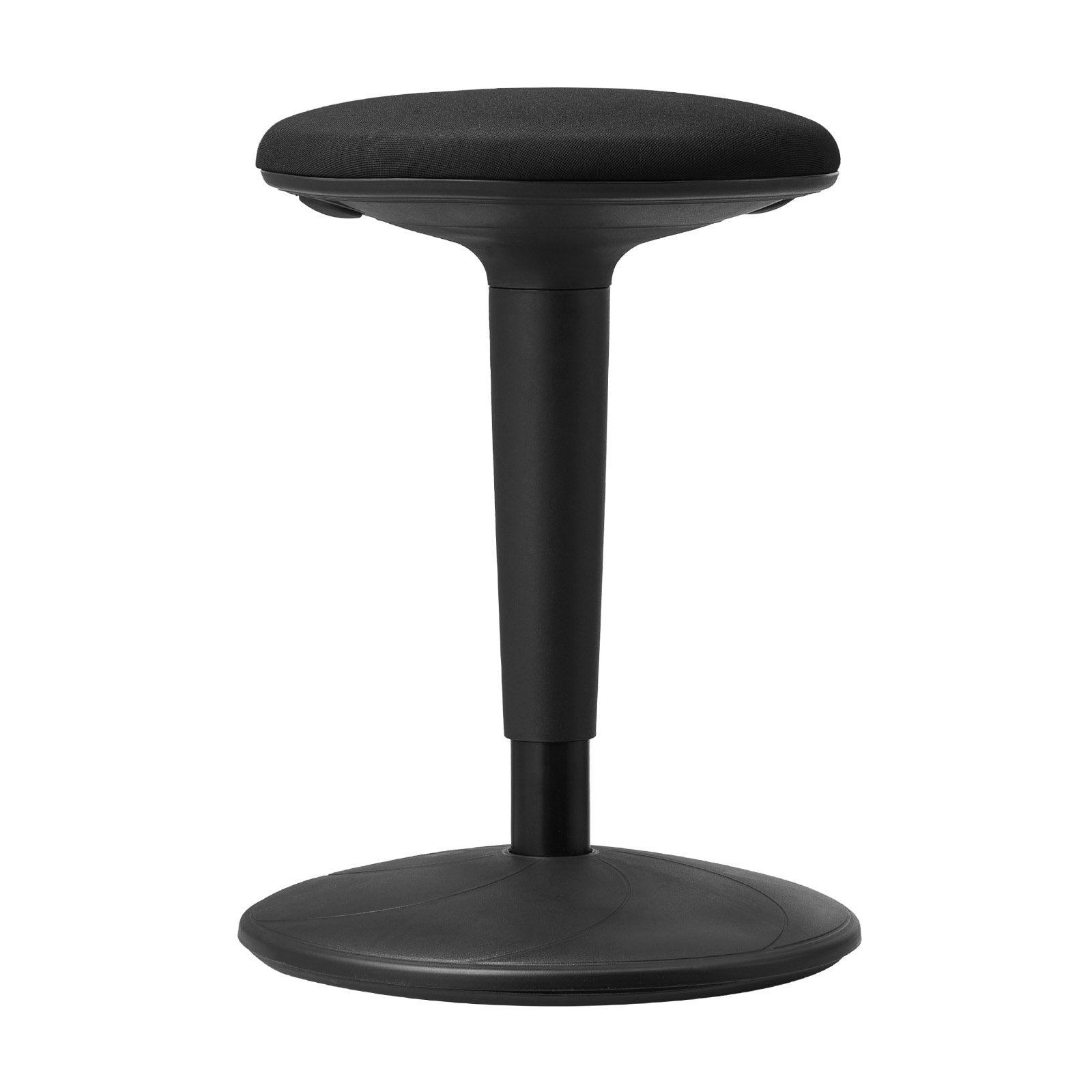 Adjustable Wobble Chair for Improved Focus & Posture - Ideal Flexible Seating for Schools, Offices & Home with 8° Tilt, 360° Rocking, Black