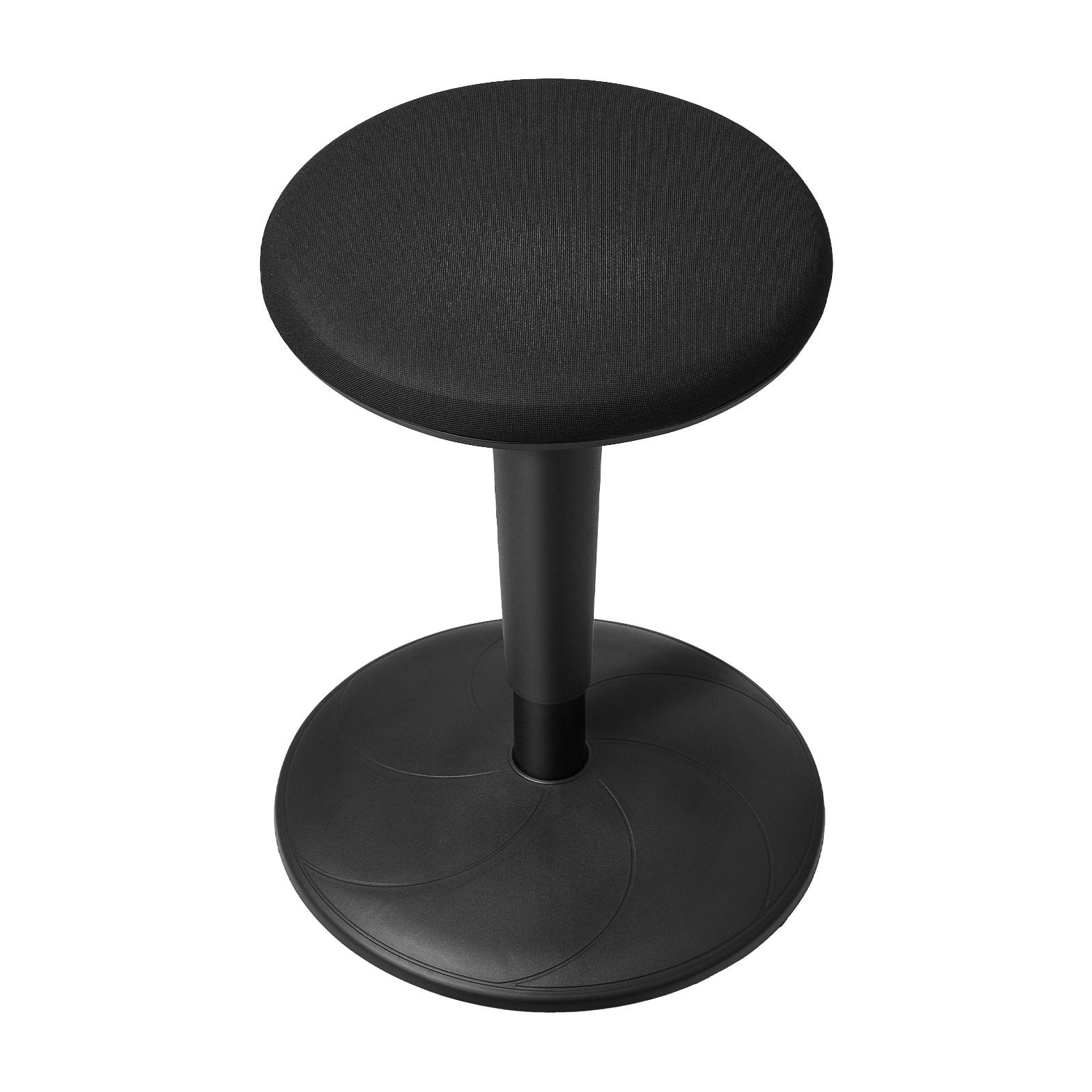 Adjustable Wobble Chair for Improved Focus & Posture - Ideal Flexible Seating for Schools, Offices & Home with 8° Tilt, 360° Rocking, Black
