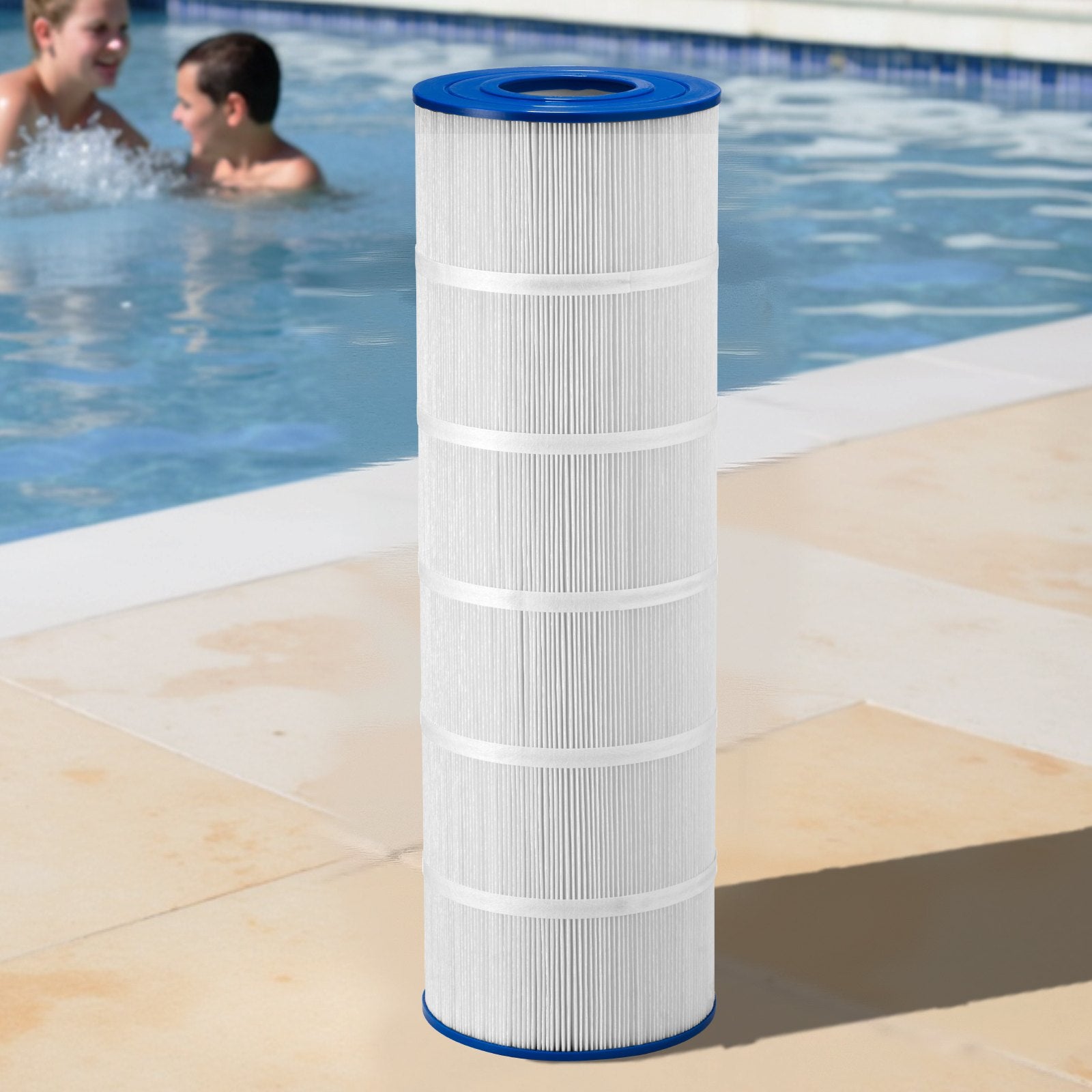 Spa Hot Tub Filter Replacement, 175 Sq. Ft Cartridge, Compatible with Pleatco PA175, Hayward C1750, Kid & Pet Safe, Trilobal Design, Easy Clean, Durable & Energy-Efficient