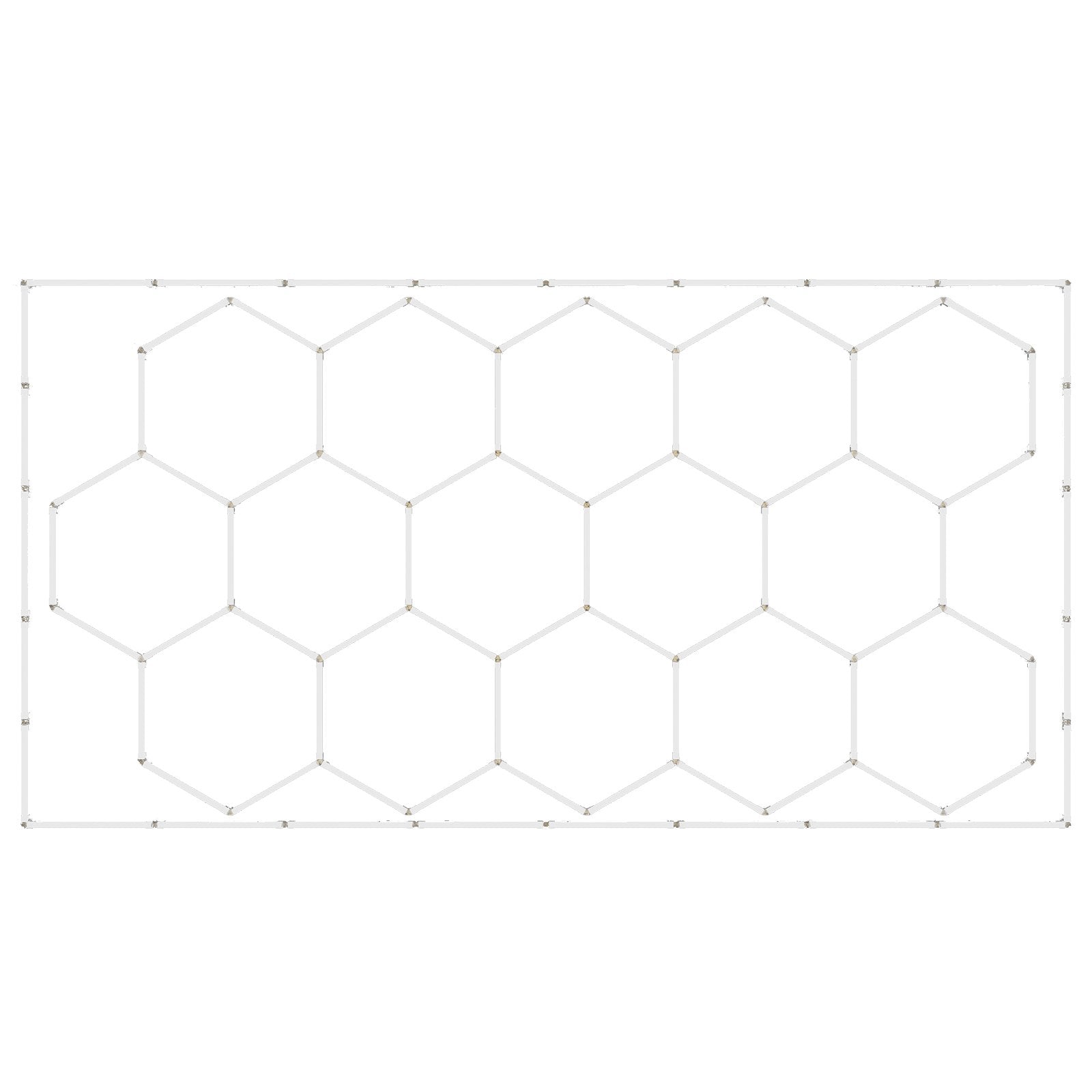 Hexagon Garage LED Lights, 66300LM 6500K, DIY Honeycomb Ceiling Lighting for Car Detailing, Gym, Basement, Workshop, Cool White, Extreme Temperature-Resistant, Safe Connection, Commercial Spaces