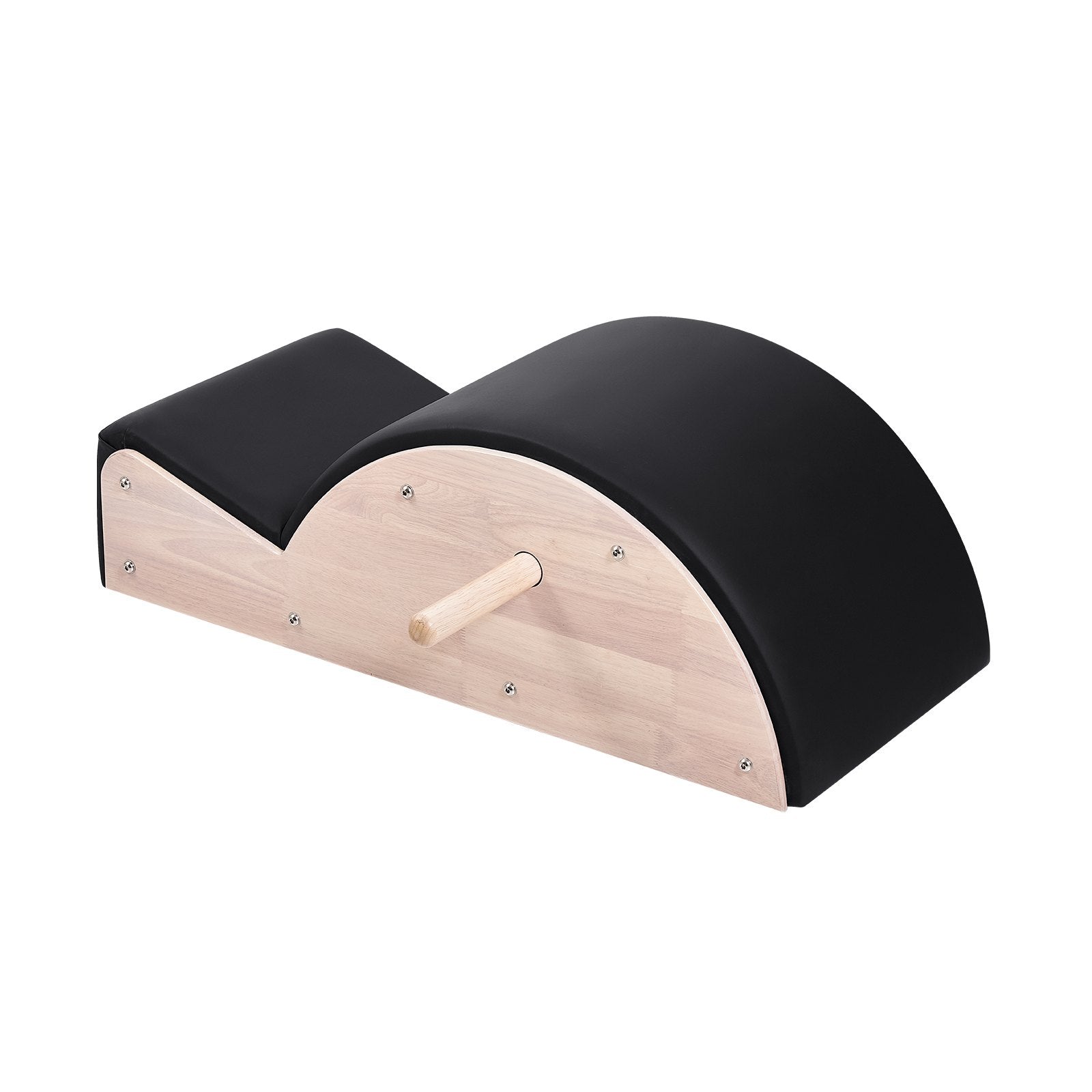 Rubber Wood Pilates Spine Corrector for Home Gym - Enhance Balance, Core Strength, and Flexibility with Arc Fitness Tool for Spine Exercises