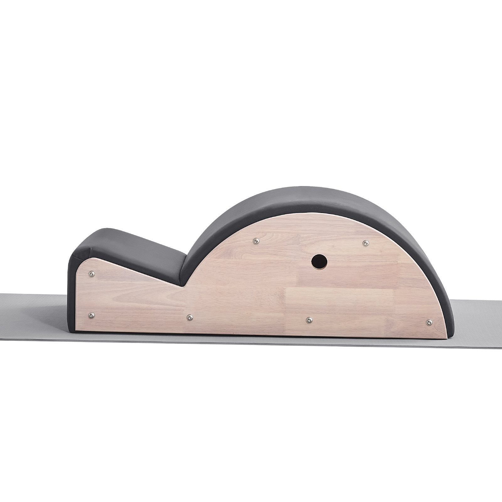 Rubber Wood Pilates Spine Corrector for Home Gym - Enhance Balance, Core Strength, and Flexibility with Arc Fitness Tool for Spine Exercises