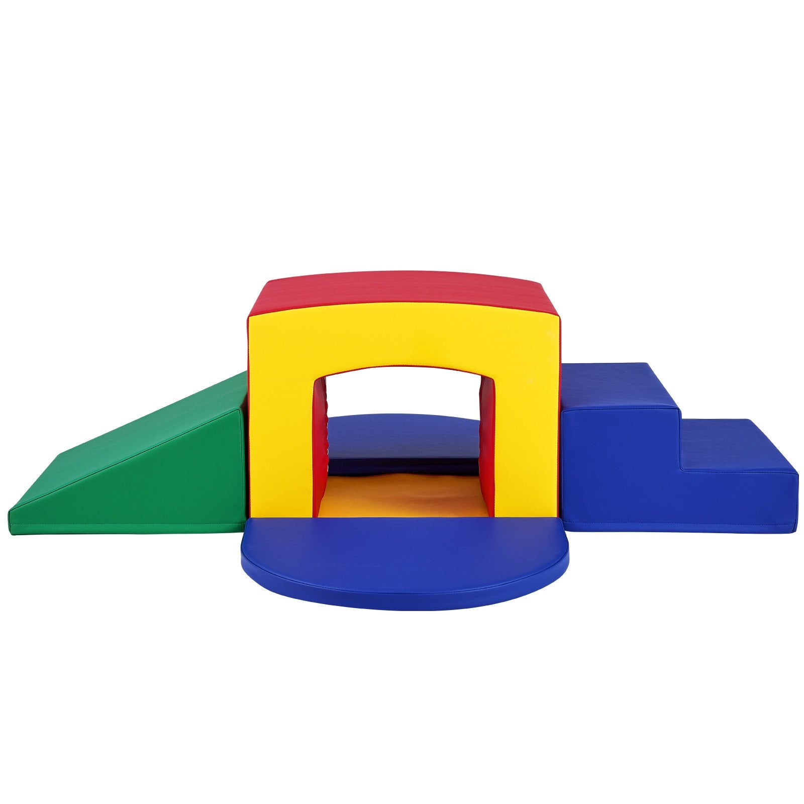 Indoor Toddler Climbing, Crawling & Tunneling Play Set - Soft Foam Equipment with Stairs, Ramp, Maze for Preschoolers 3+ Easy Clean
