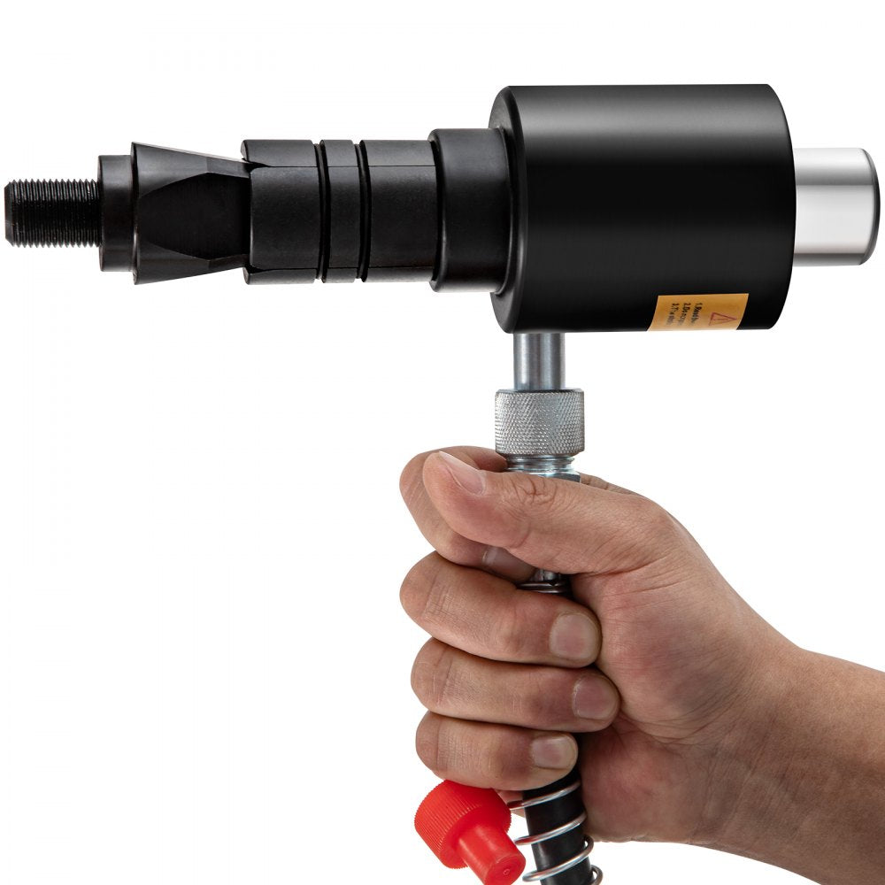 Versatile Manual Hydraulic Pipe Expander for Car Repair: 1-5/8" to 4-1/4" Size Range with 4 Dies and Dual Storage Cases for Copper and Aluminum Tubes