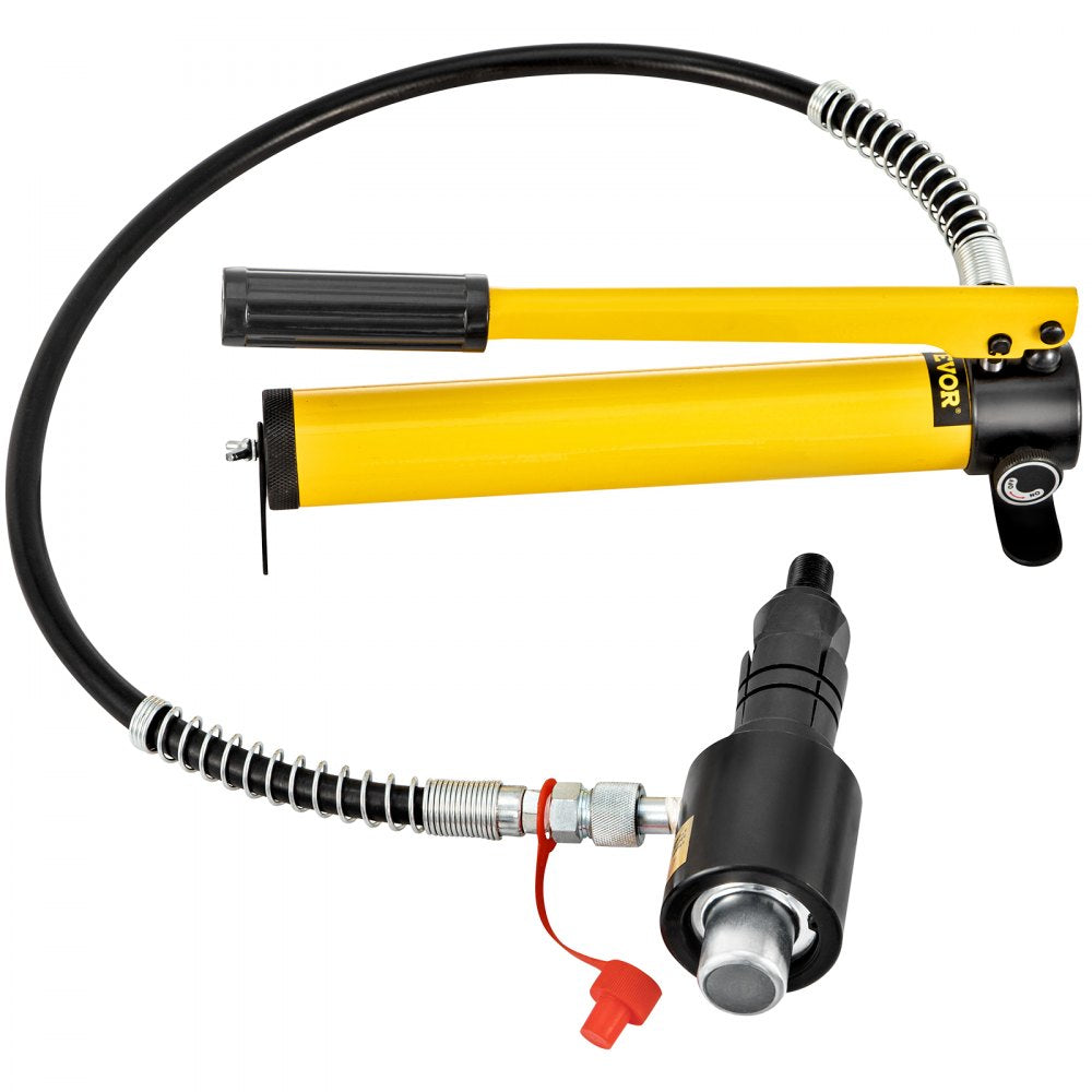 Versatile Manual Hydraulic Pipe Expander for Car Repair: 1-5/8" to 4-1/4" Size Range with 4 Dies and Dual Storage Cases for Copper and Aluminum Tubes