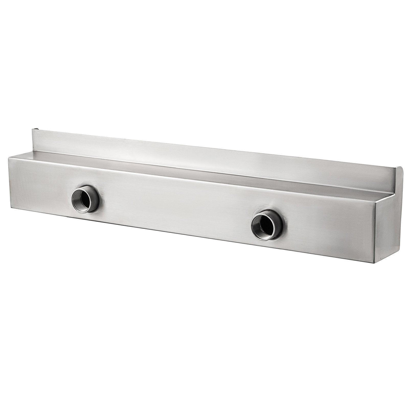 Elevate Your Outdoor Space with Patiolife's 23.6" Stainless Steel Pool Waterfall – Sleek Rectangular Spillway for Gardens, Pools, and DIY Installations